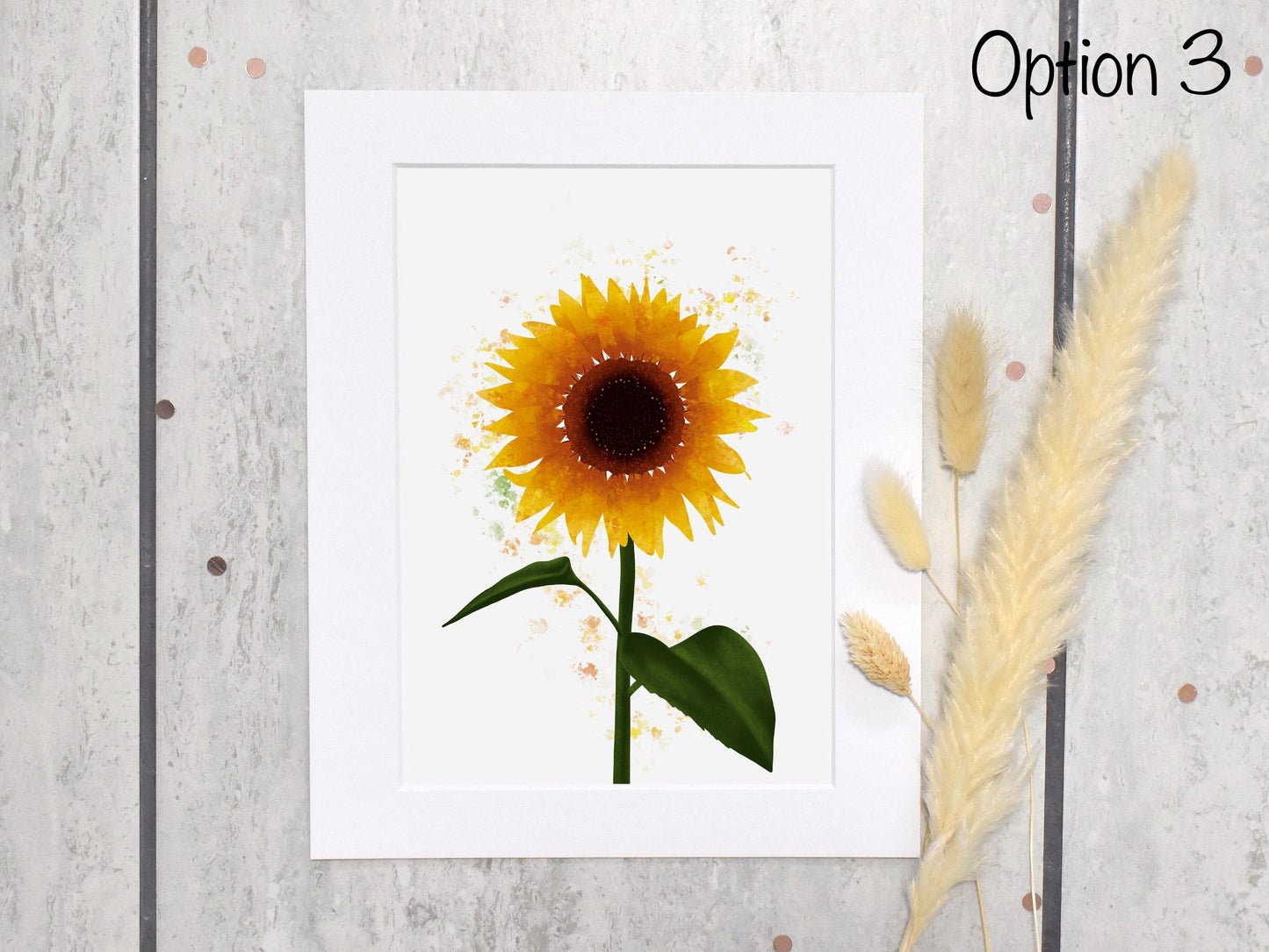 Sunflower print