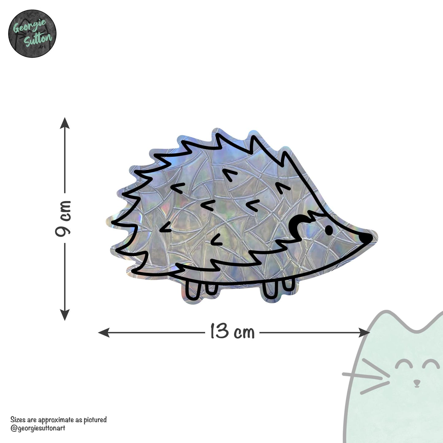Hedgehog Suncatcher
