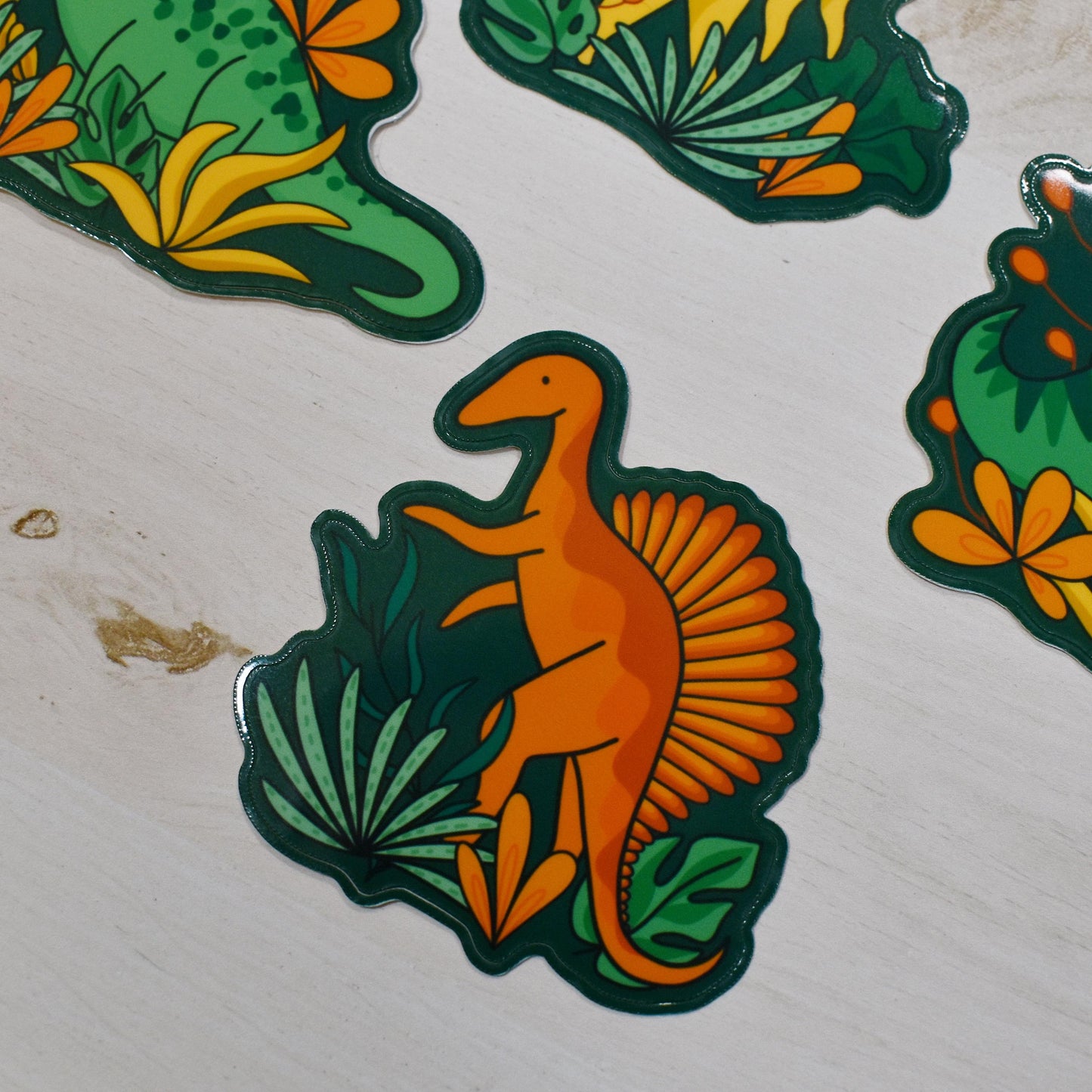 Floral Dino Sticker Pack