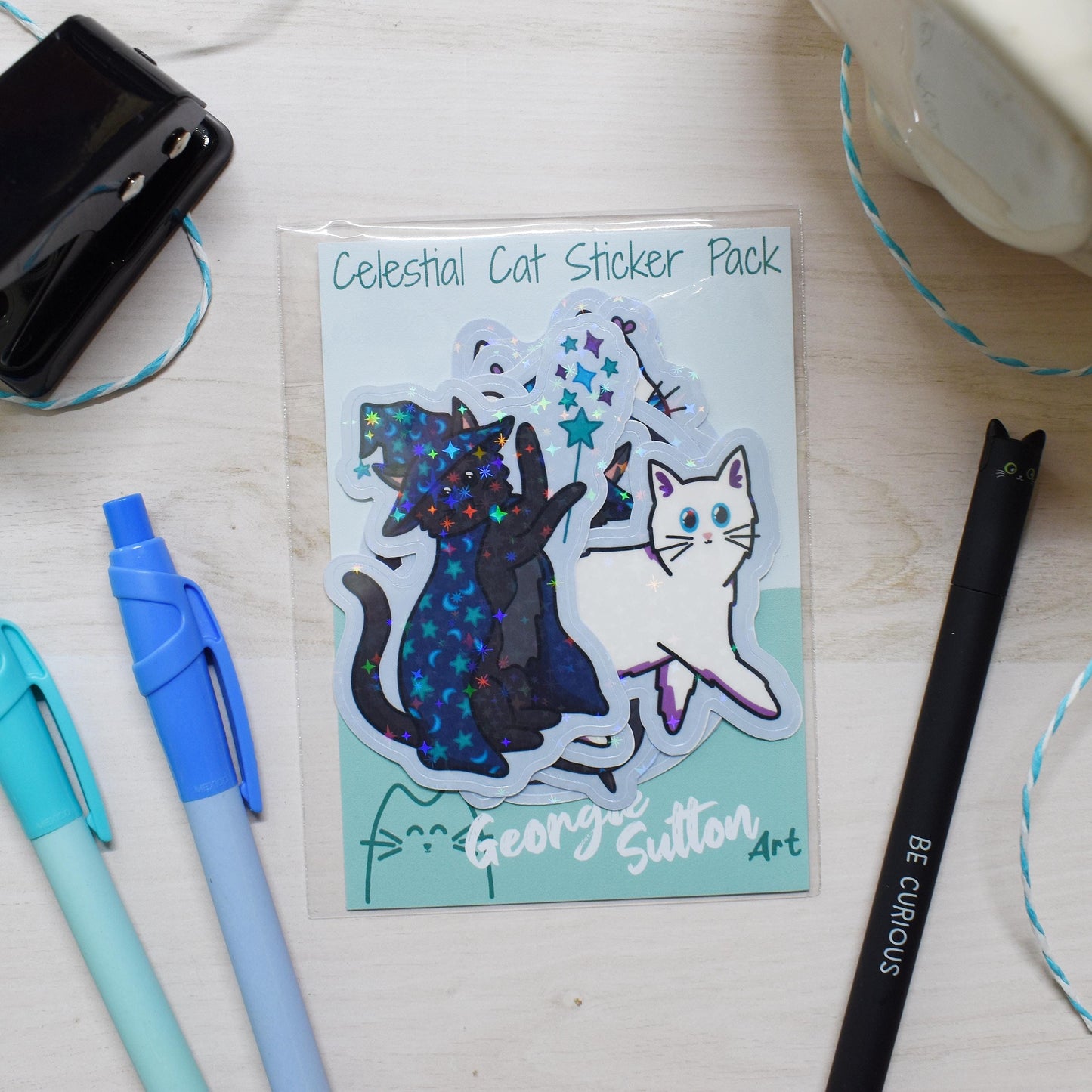 Celestial Cat Sticker Pack