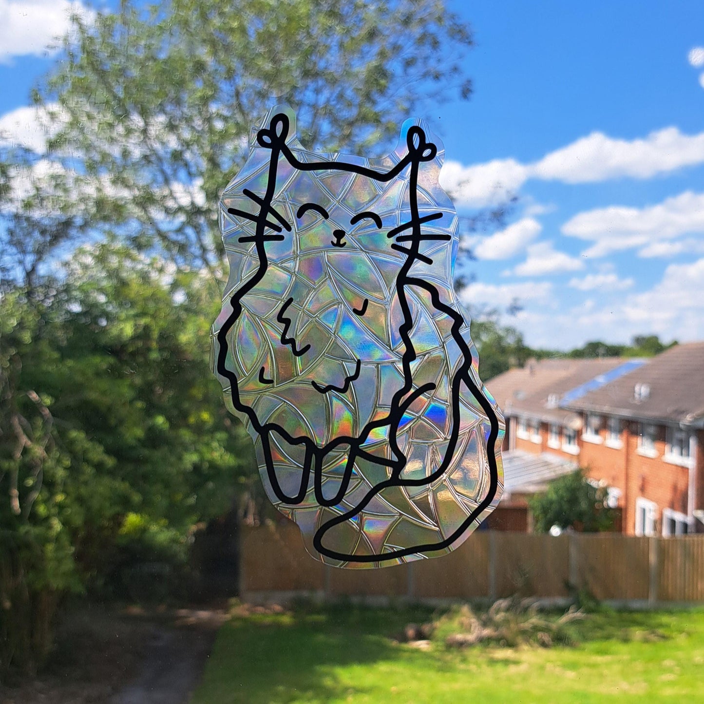 Fluffy Cat Suncatcher