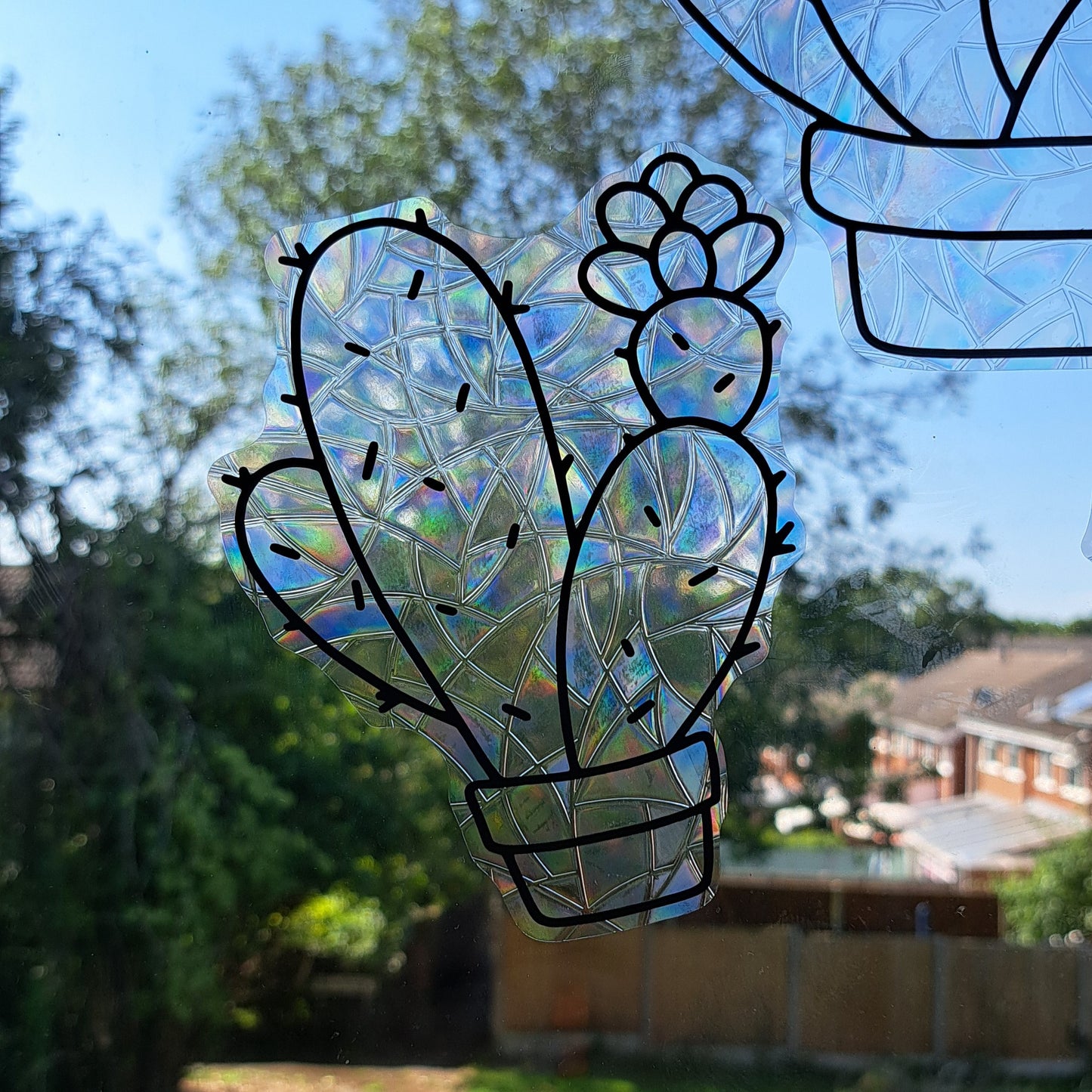 Cactus Flower Suncatcher