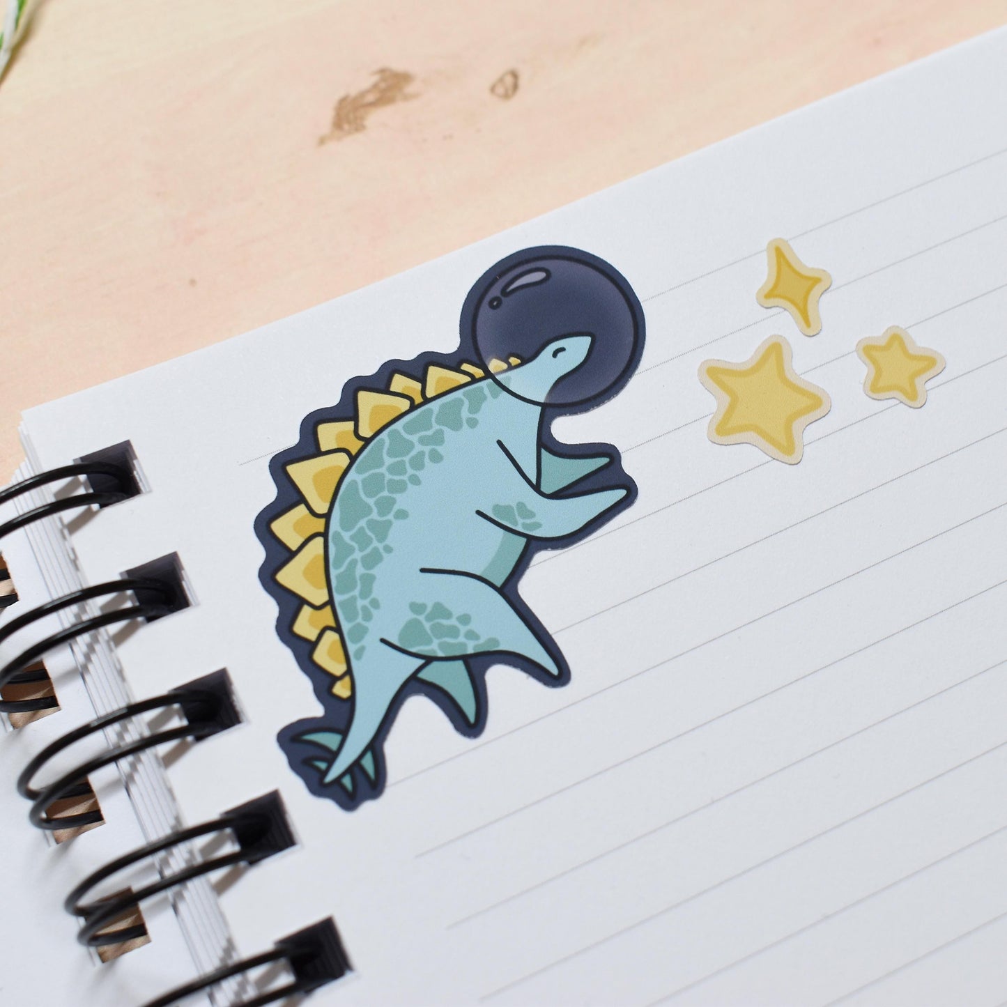 Space Dino Sticker Sheet