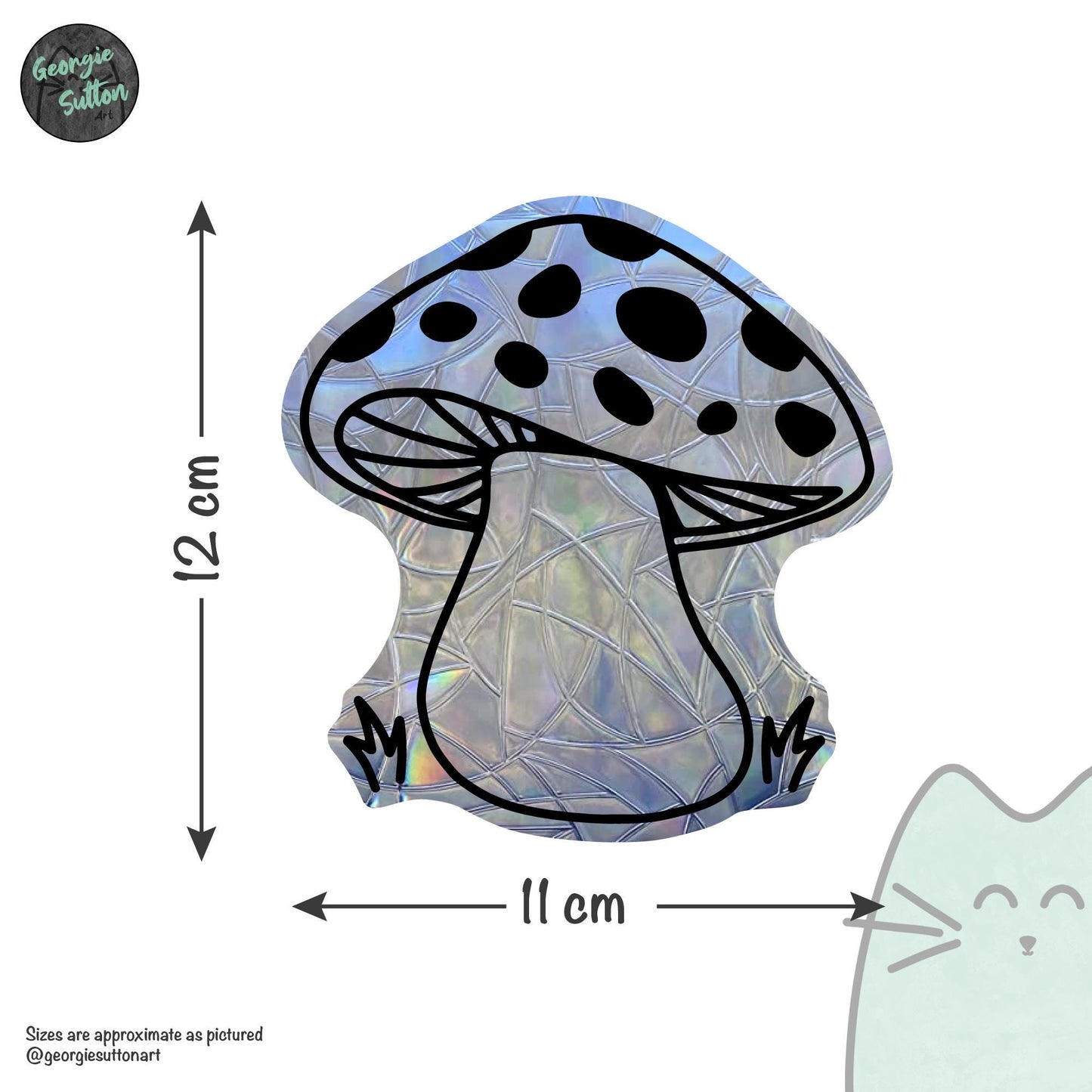 Mushroom Suncatcher