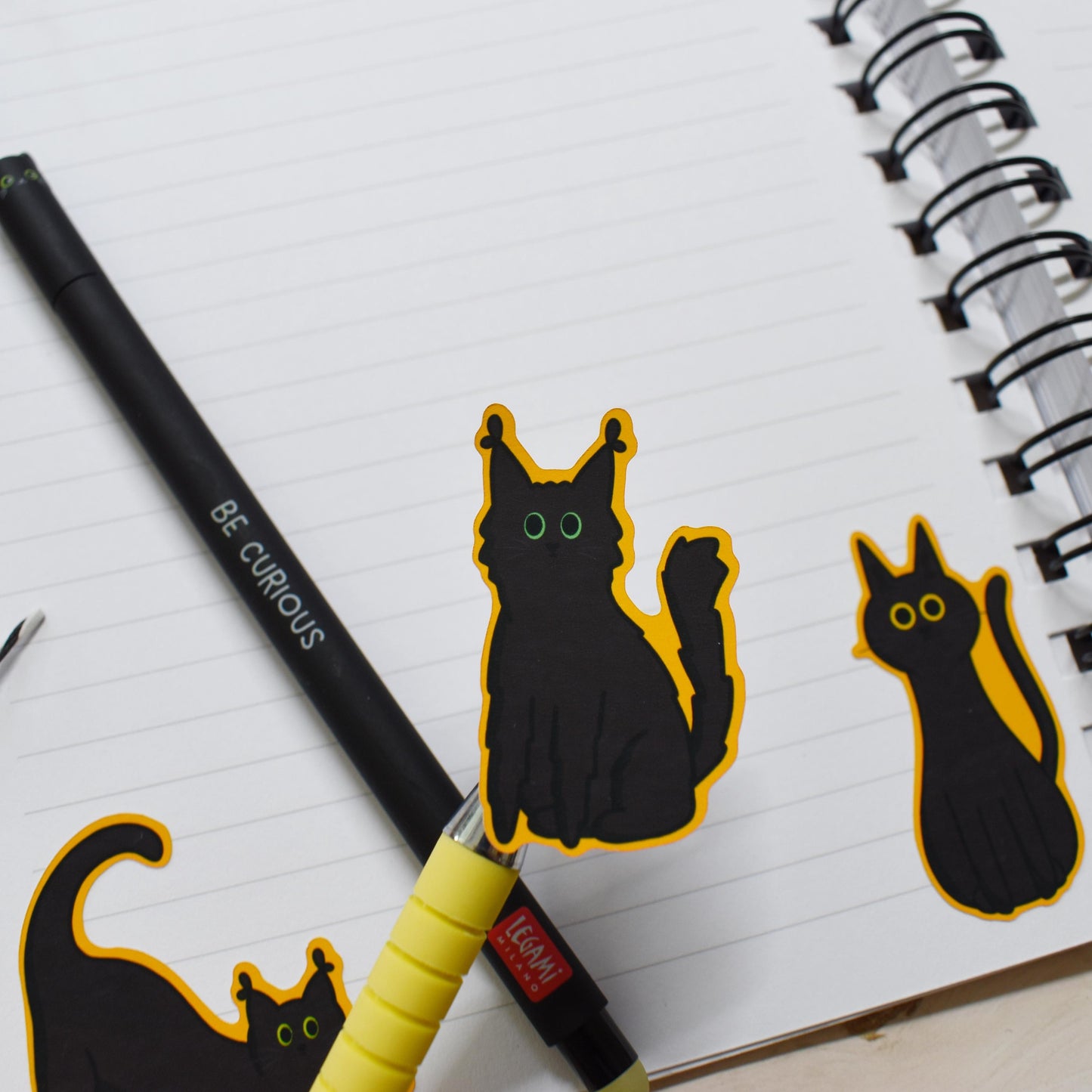 Black Cat Sticker Sheet