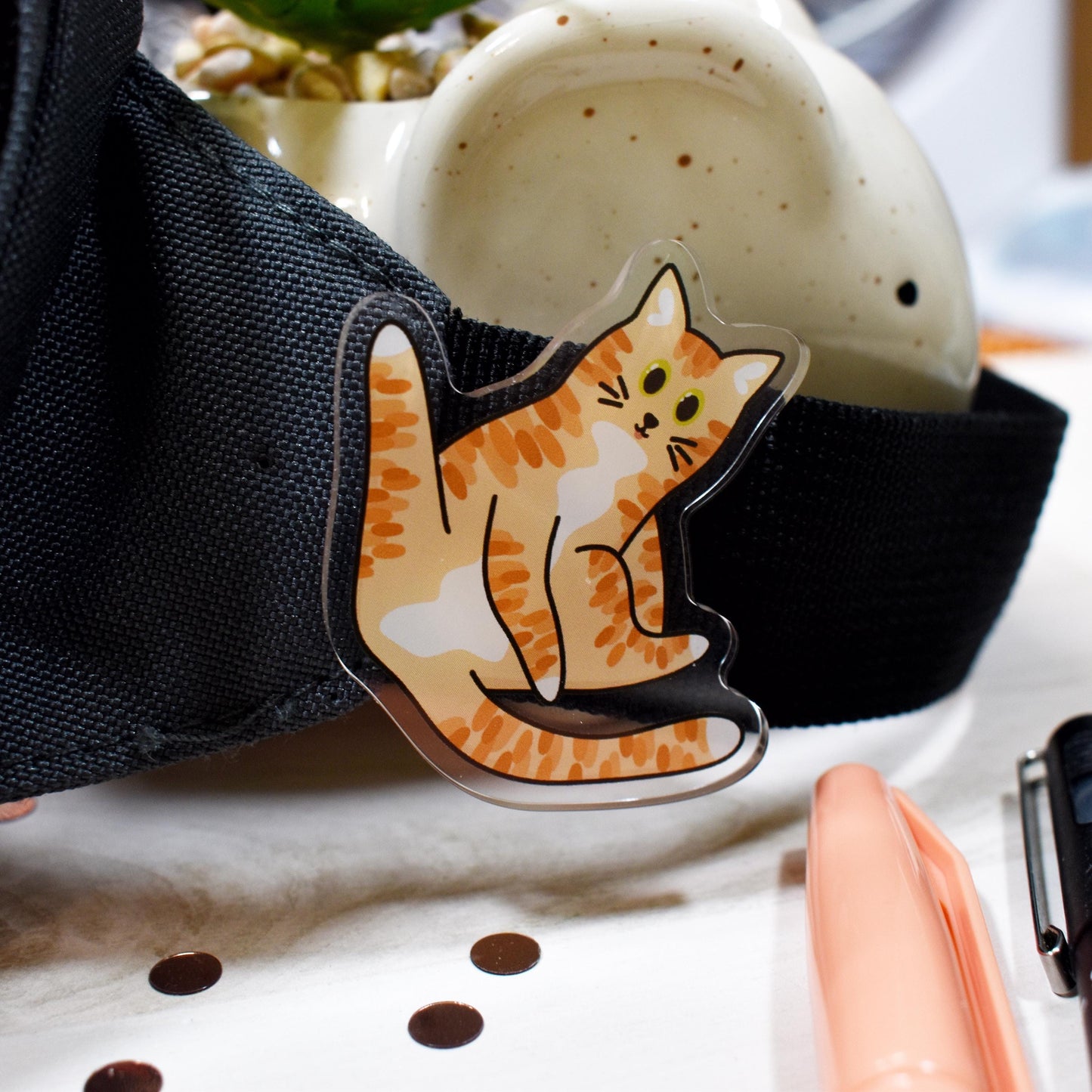Orange Tabby Cat Magnet