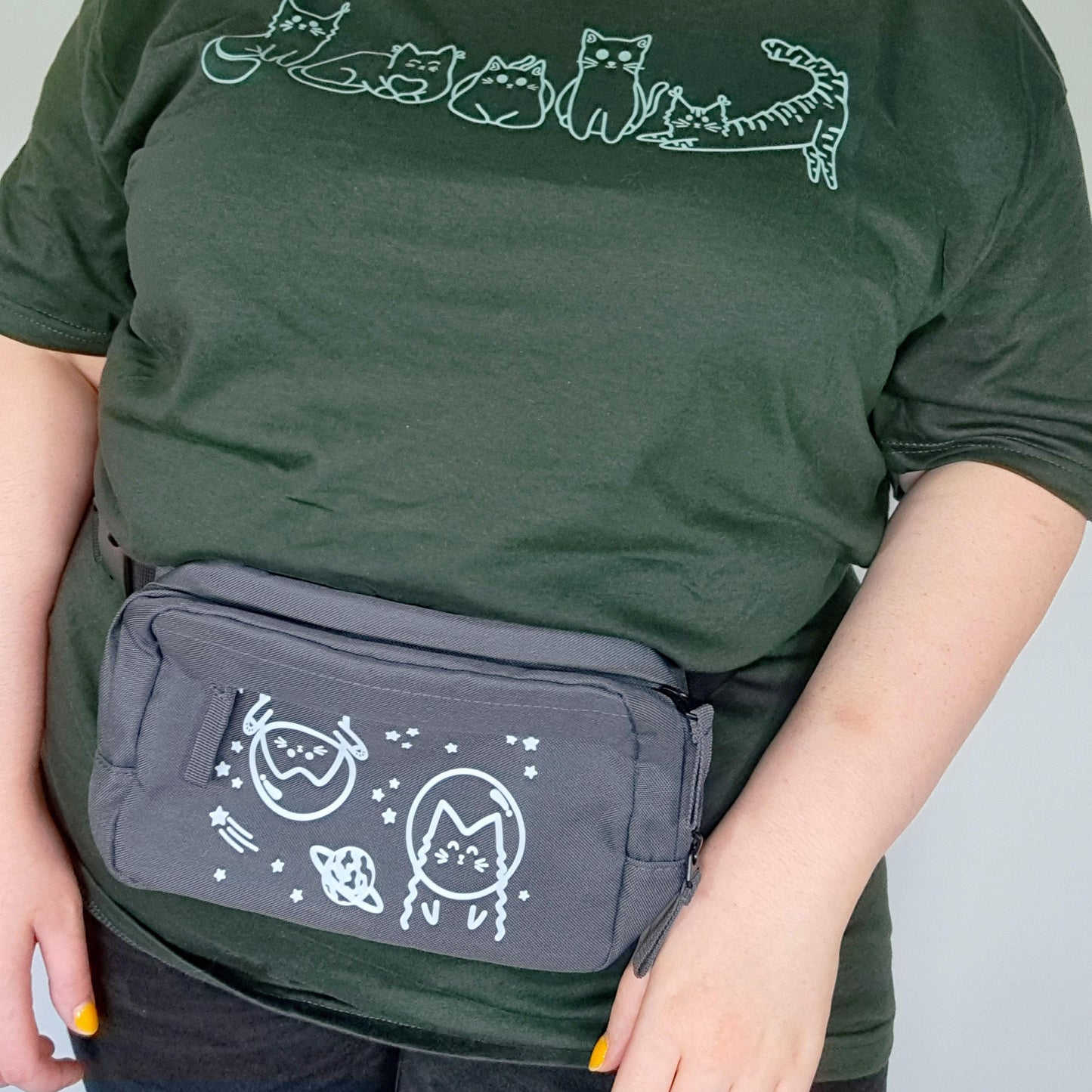 Space Cat Bum Bag