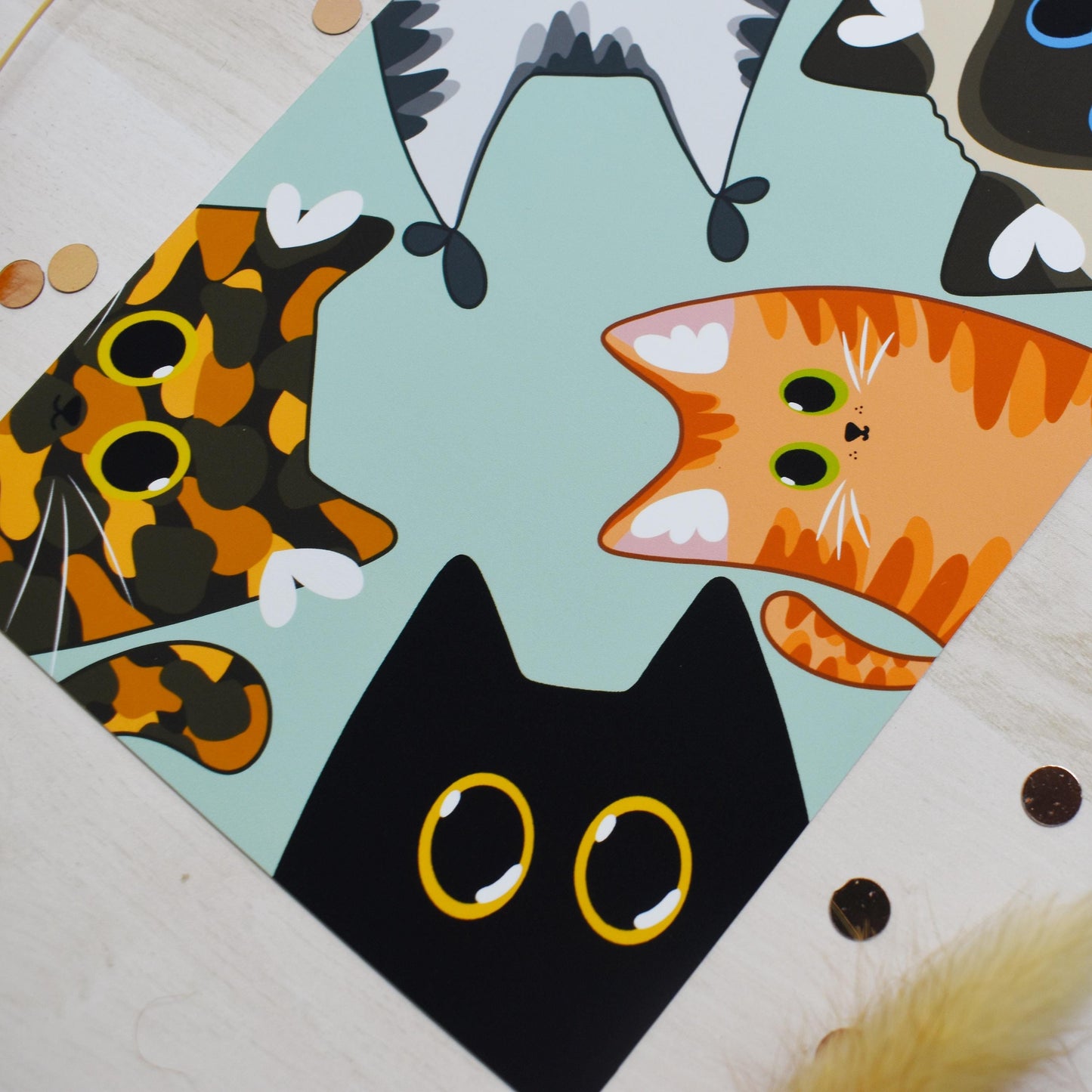 Did Someone Say Treats Cat Print