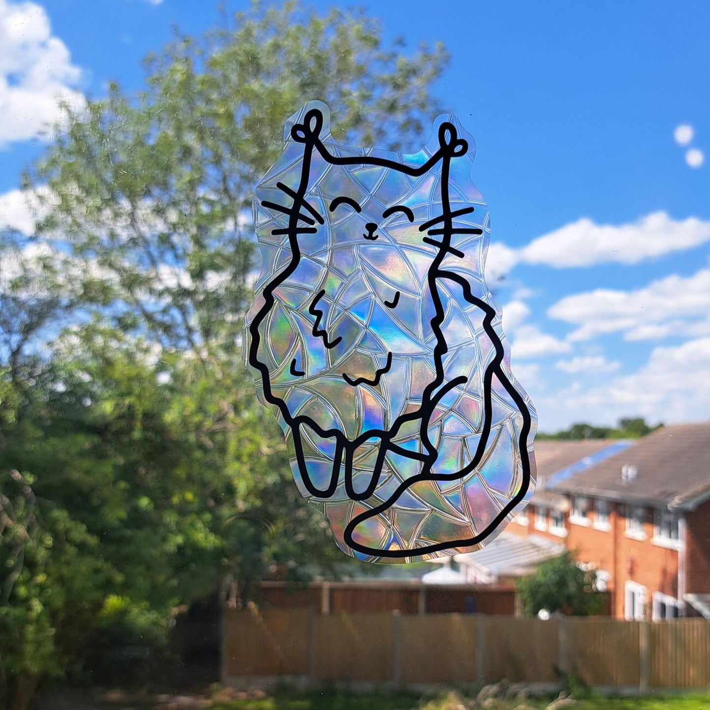 Fluffy Cat Suncatcher