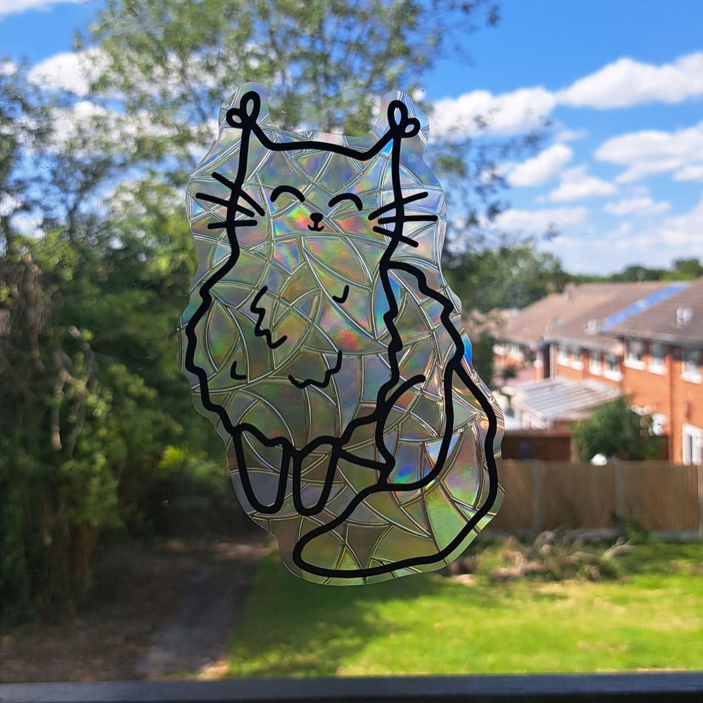 Fluffy Cat Suncatcher