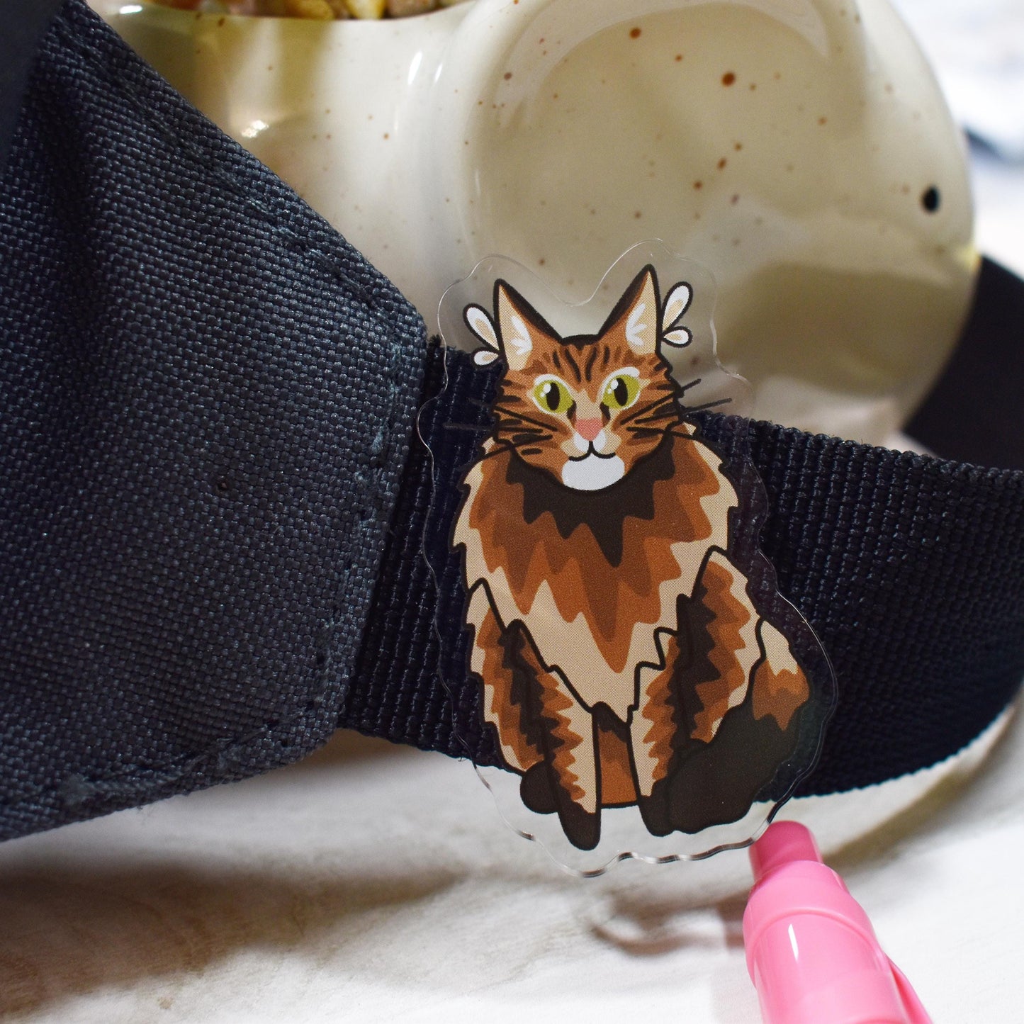 Maine Coon Cat Pin Badge