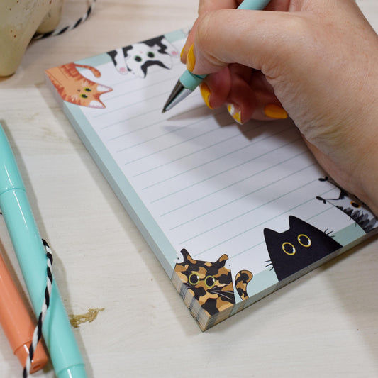 Chunky Cat Notepad A6 Size