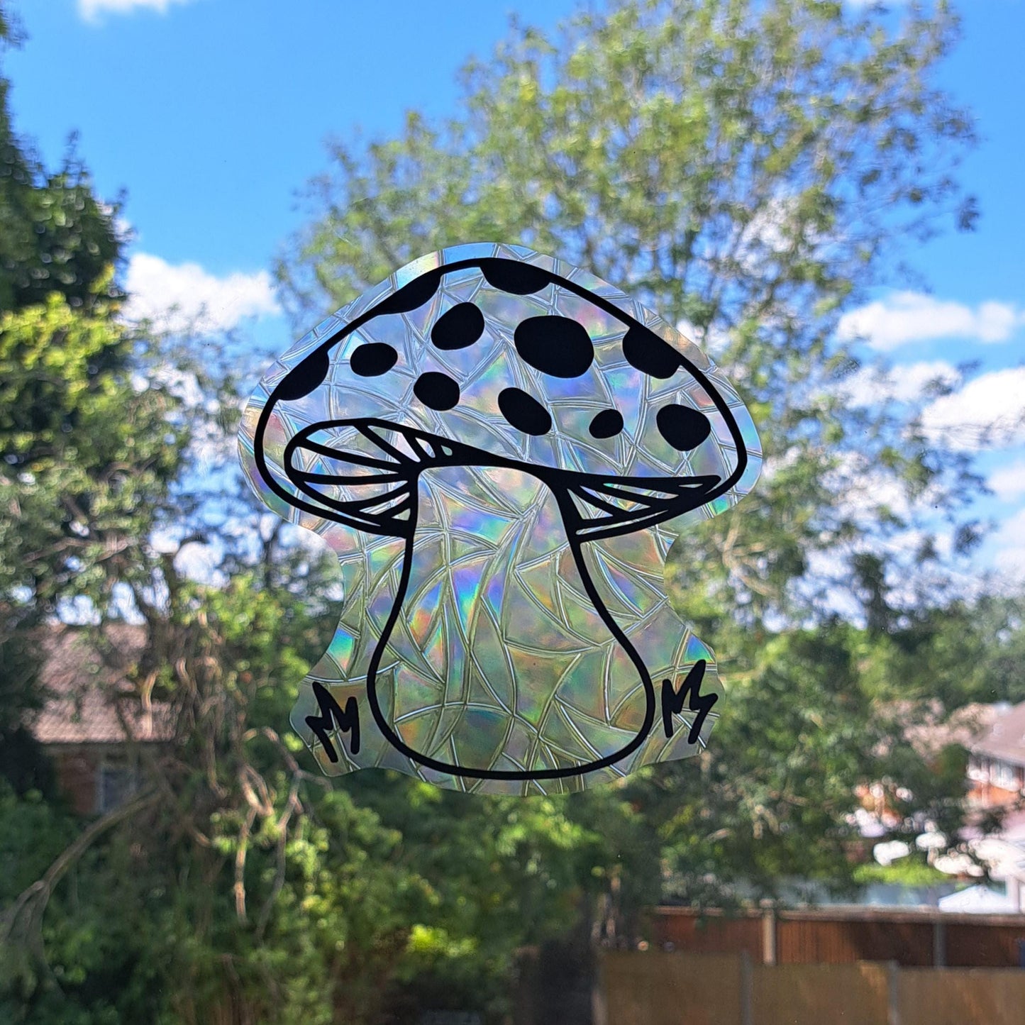 Mushroom Suncatcher