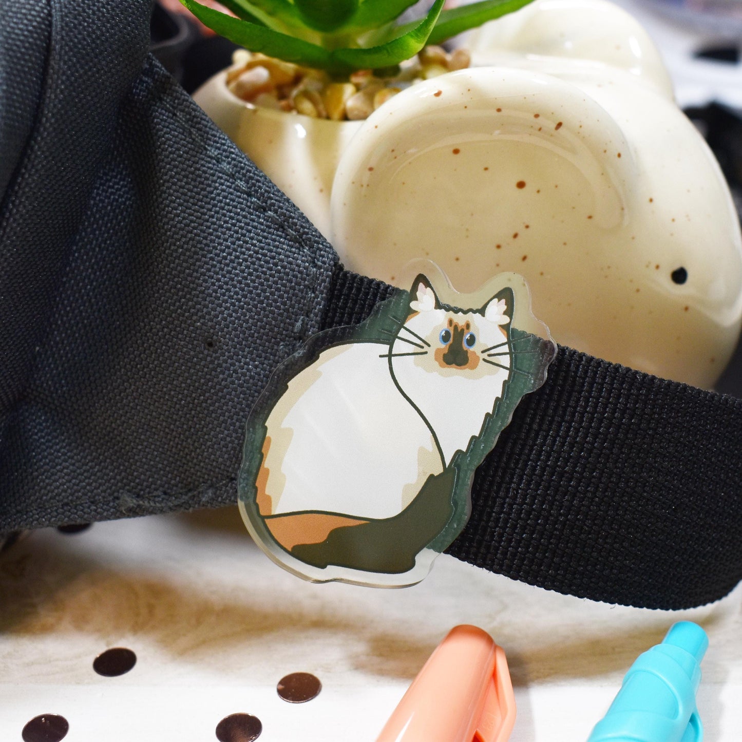Ragdoll Cat Pin Badge
