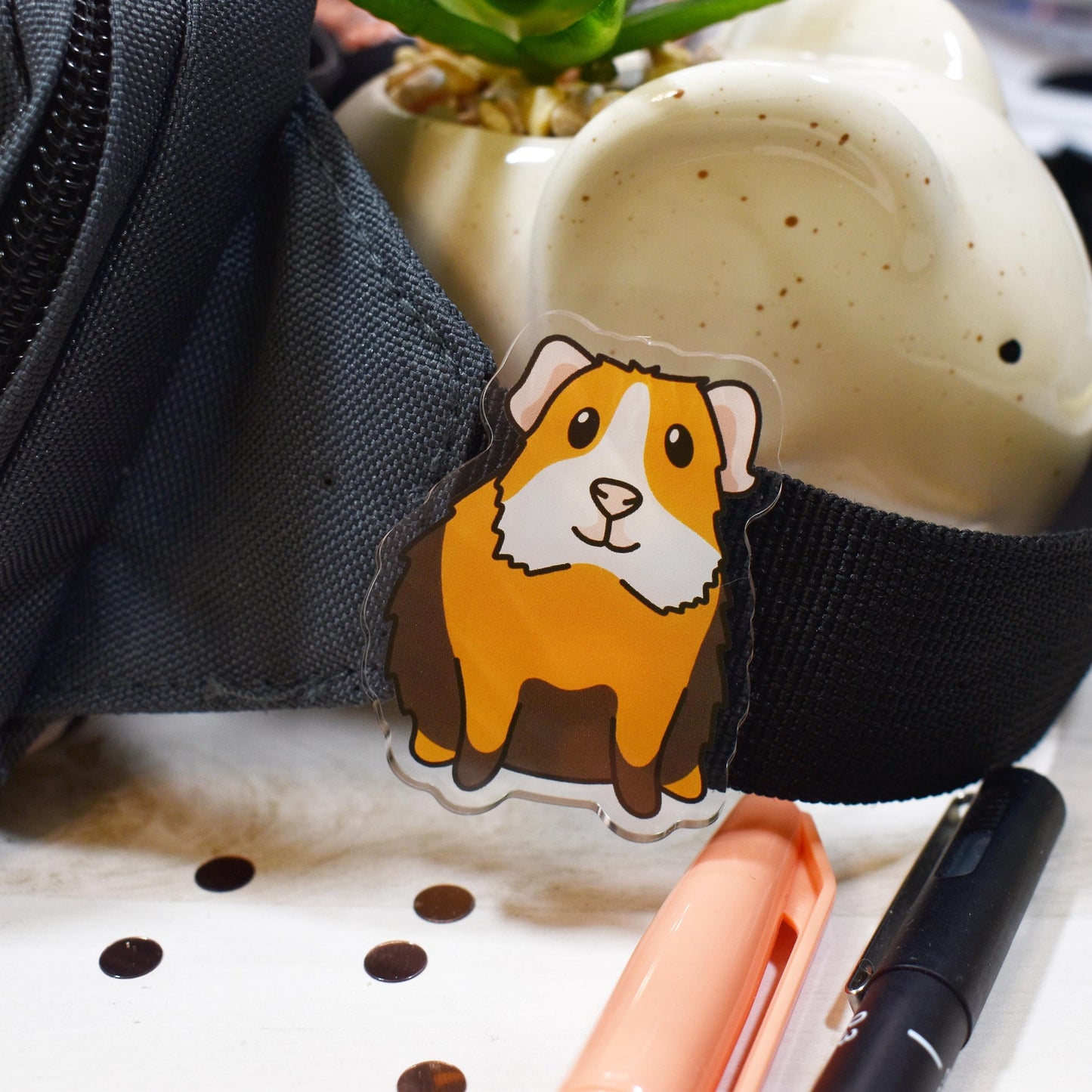 Tricolour Guinea Pig Magnet