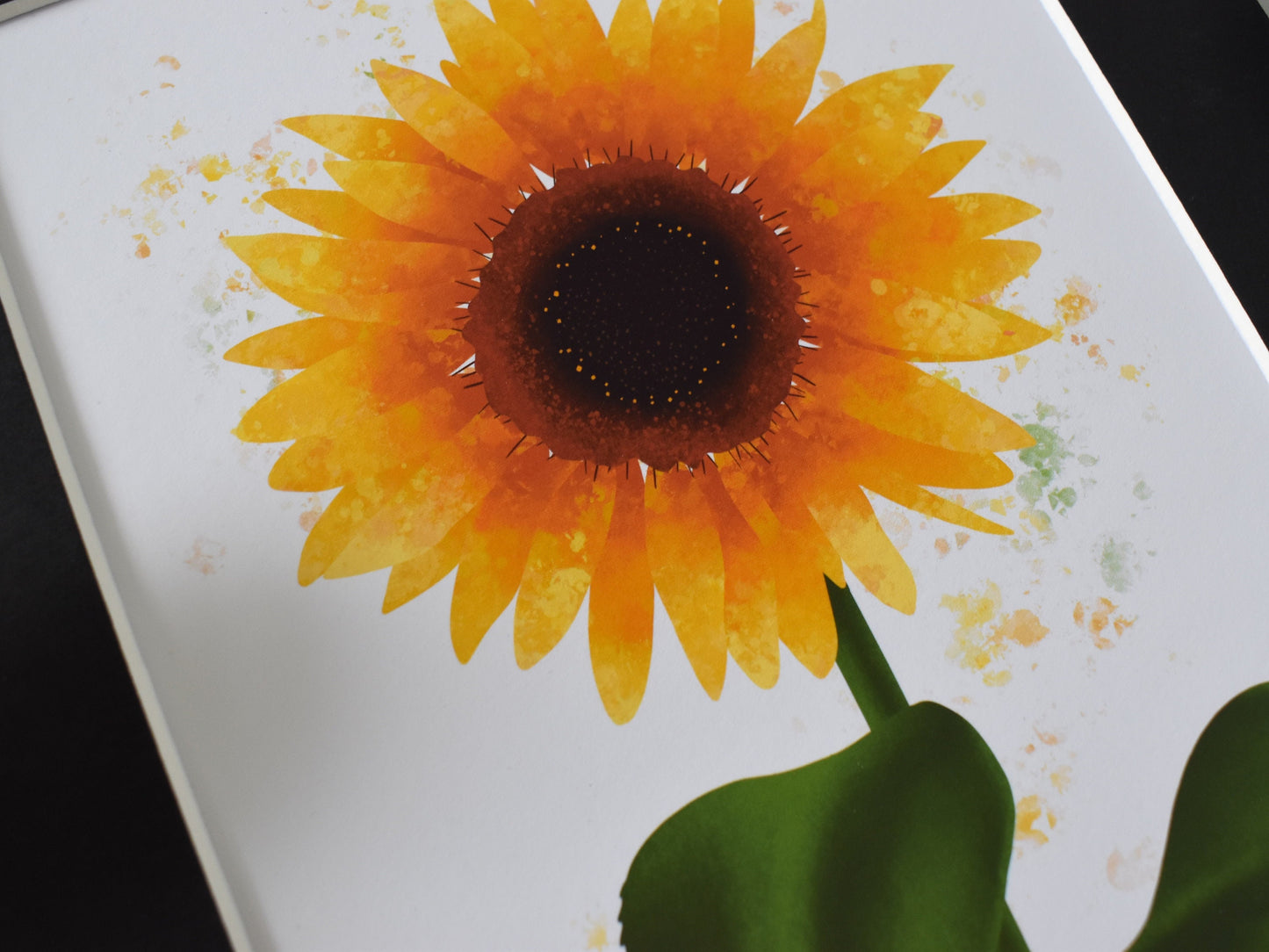 Sunflower print