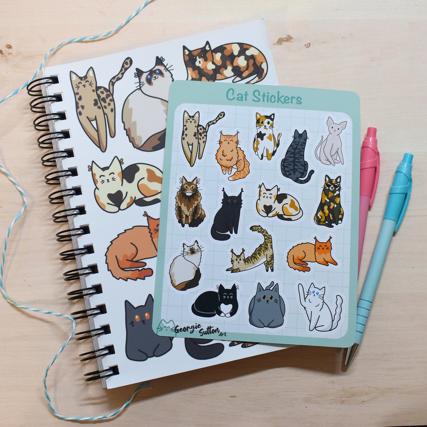 Cat Sticker Sheet