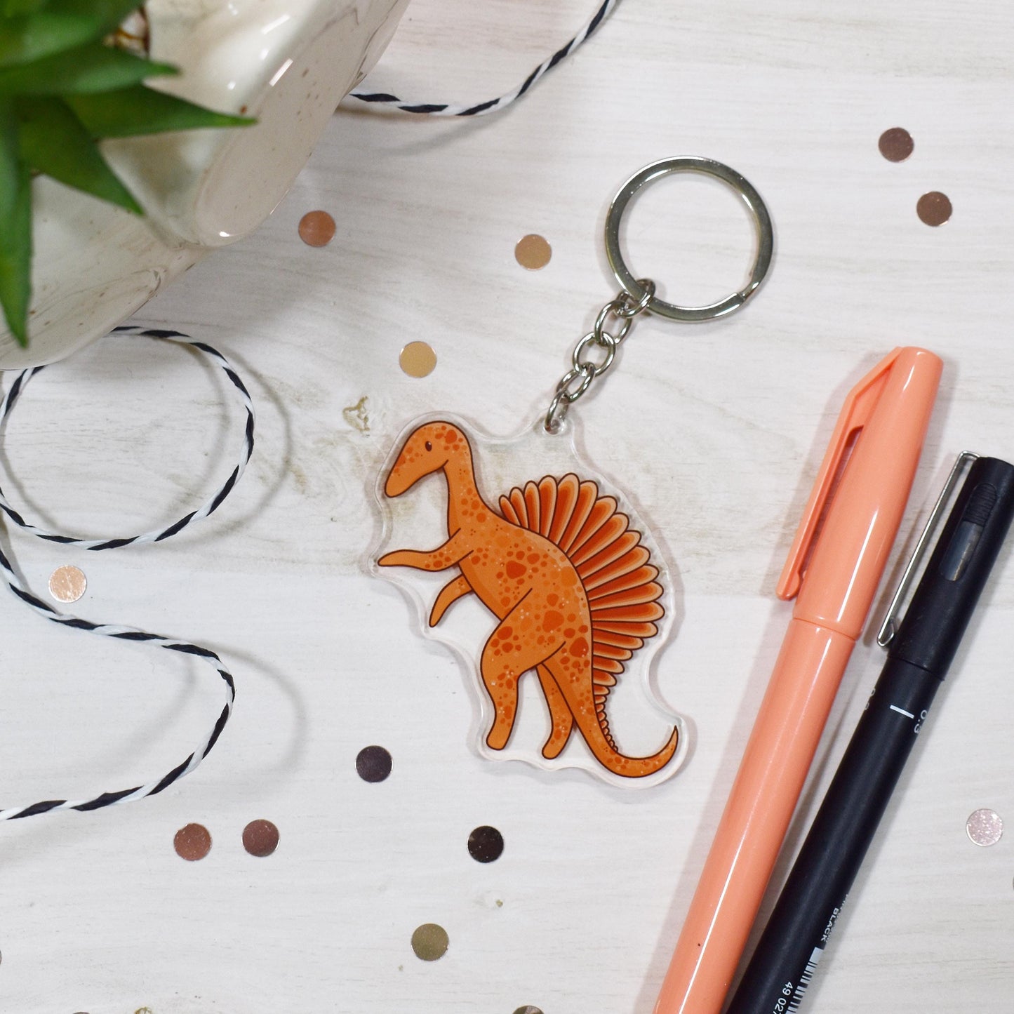 Spinosaurus Keyring