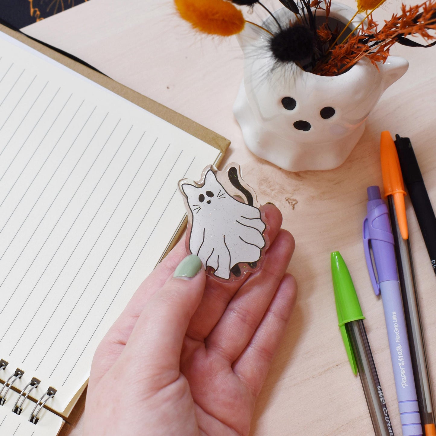 Ghost Cat Magnet