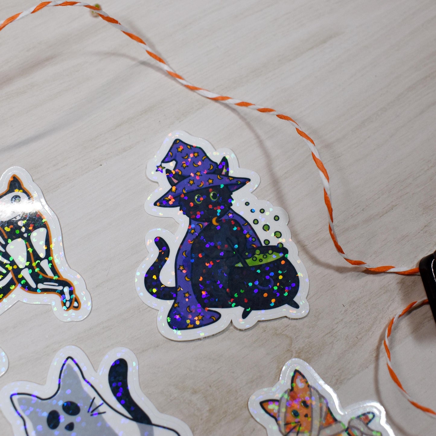 Halloween Cat Sticker Pack