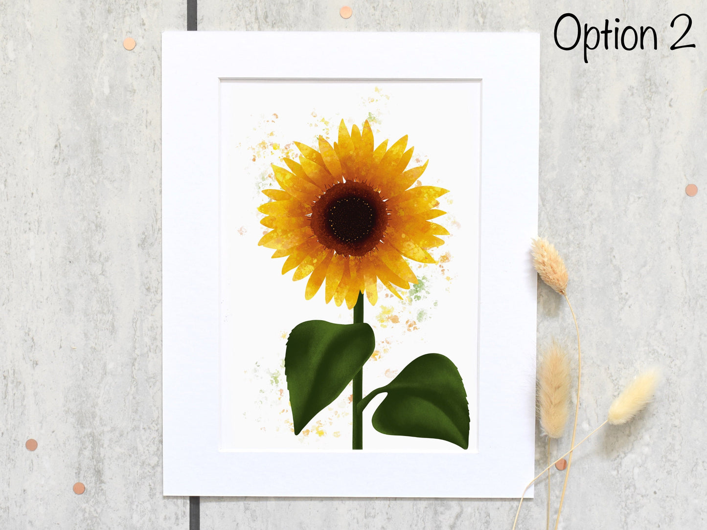Sunflower print
