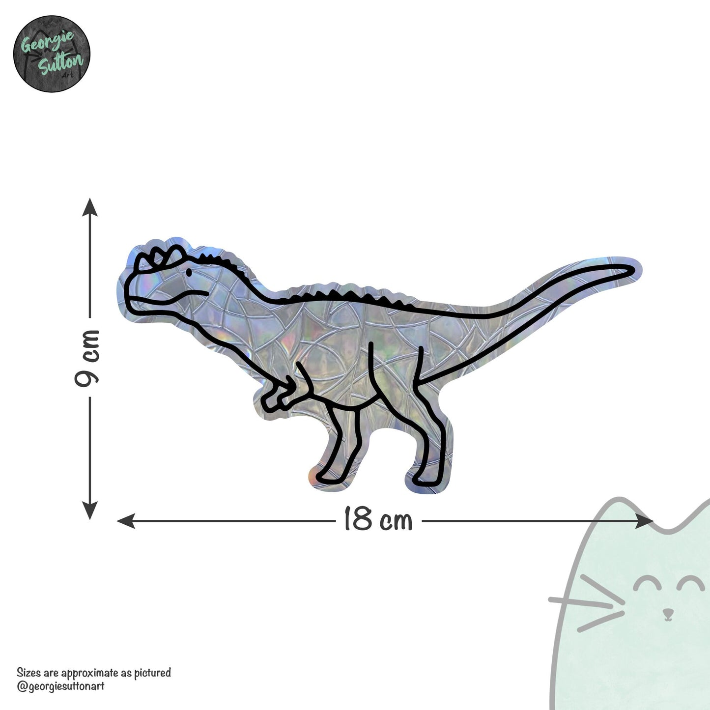 Ceratosaurus Suncatcher