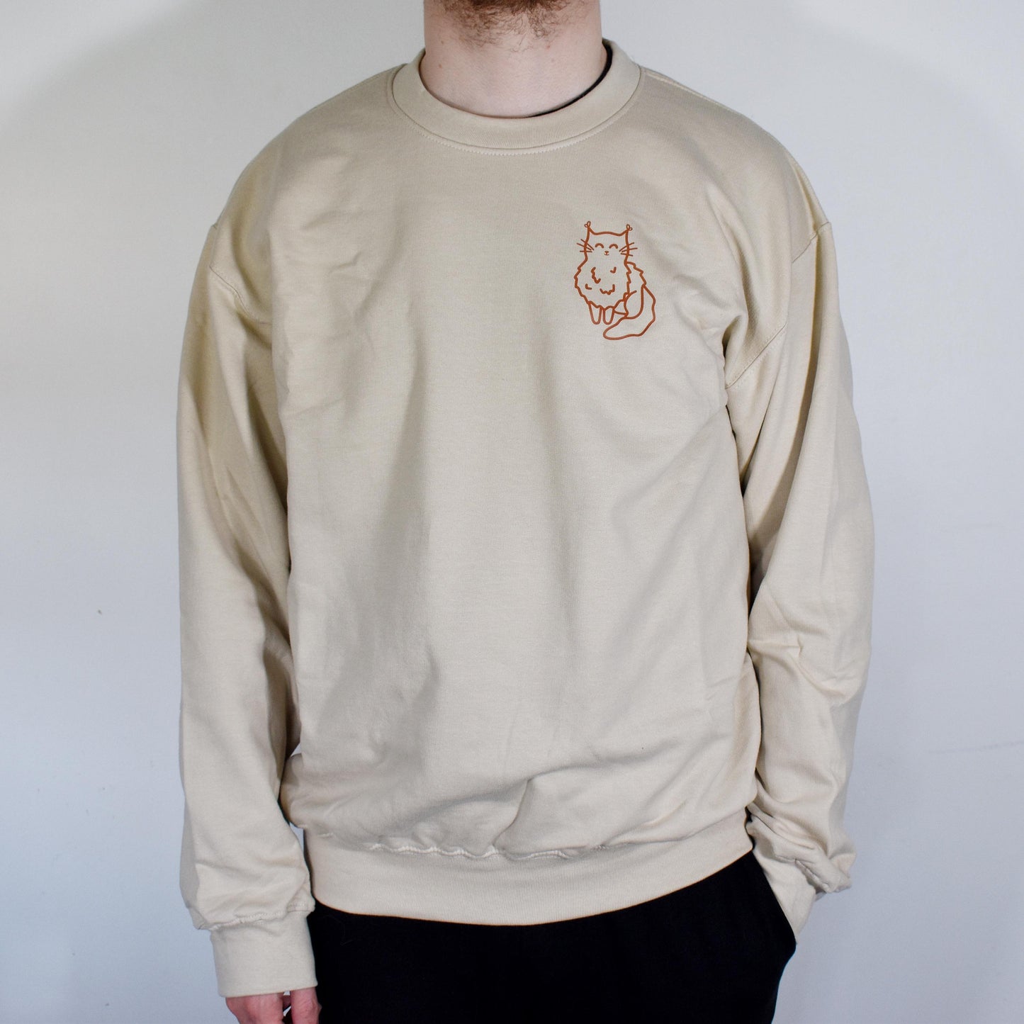 Ask Me About My Cat Sweatshirt