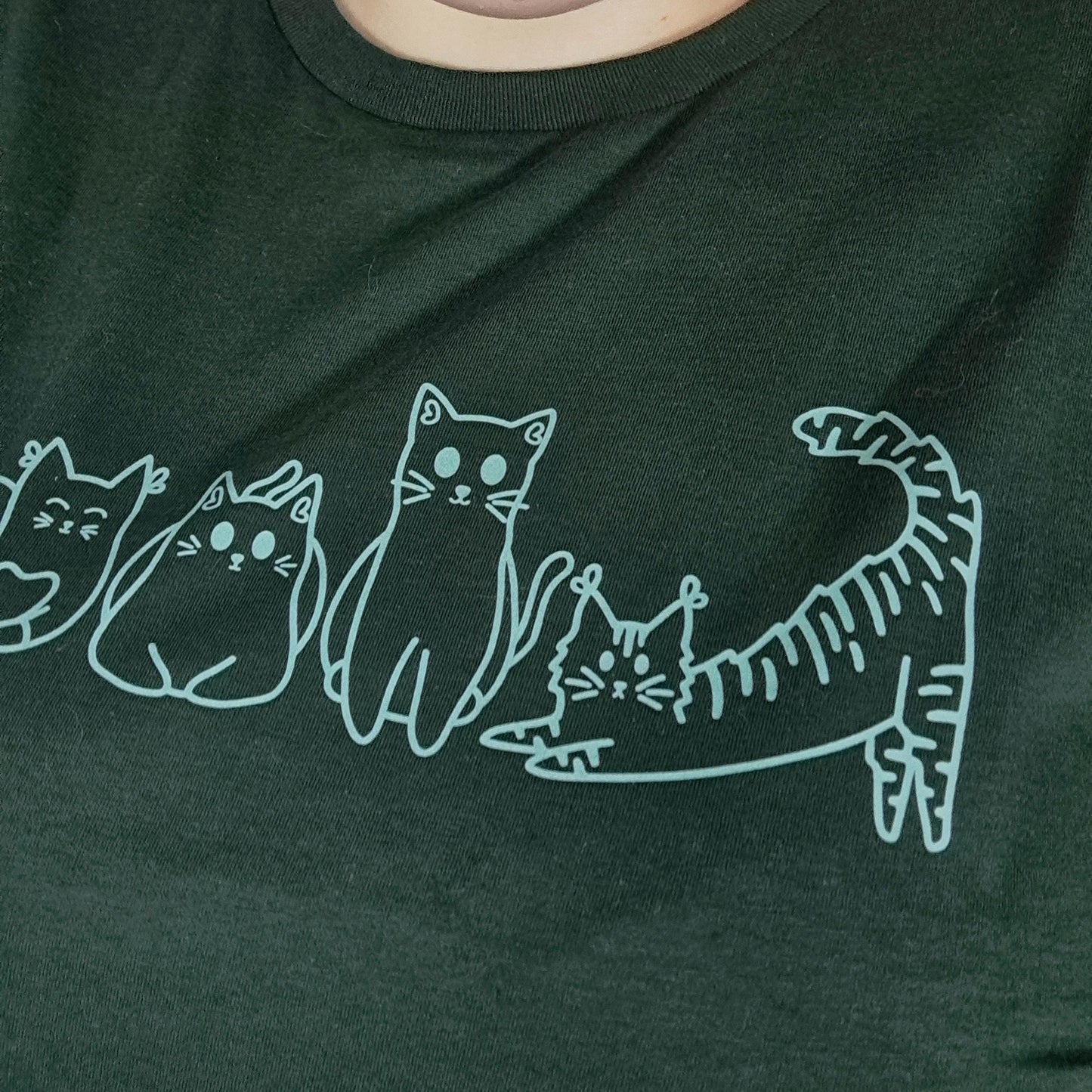 Green Cat T-Shirt