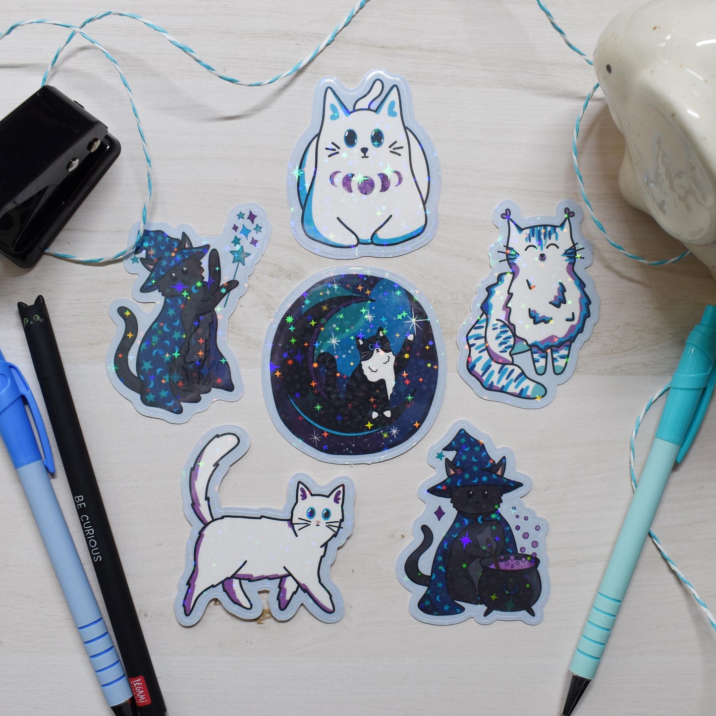 Celestial Cat Sticker Pack