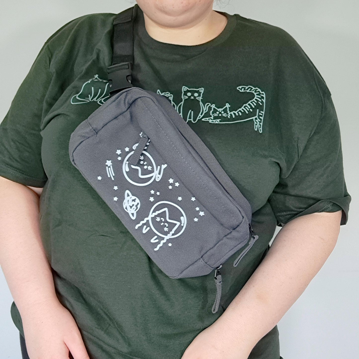 Space Cat Bum Bag