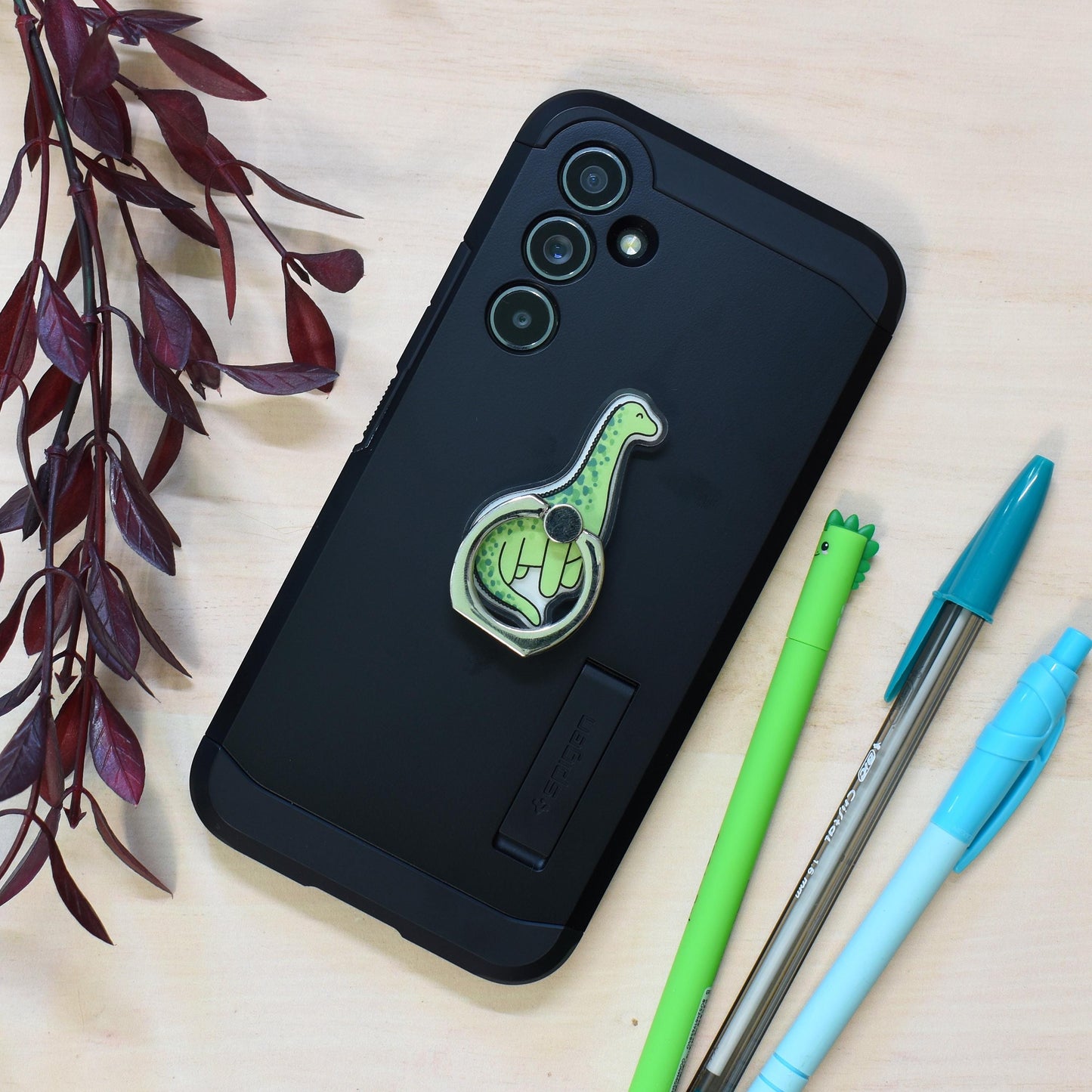 Green Dino Phone Ring