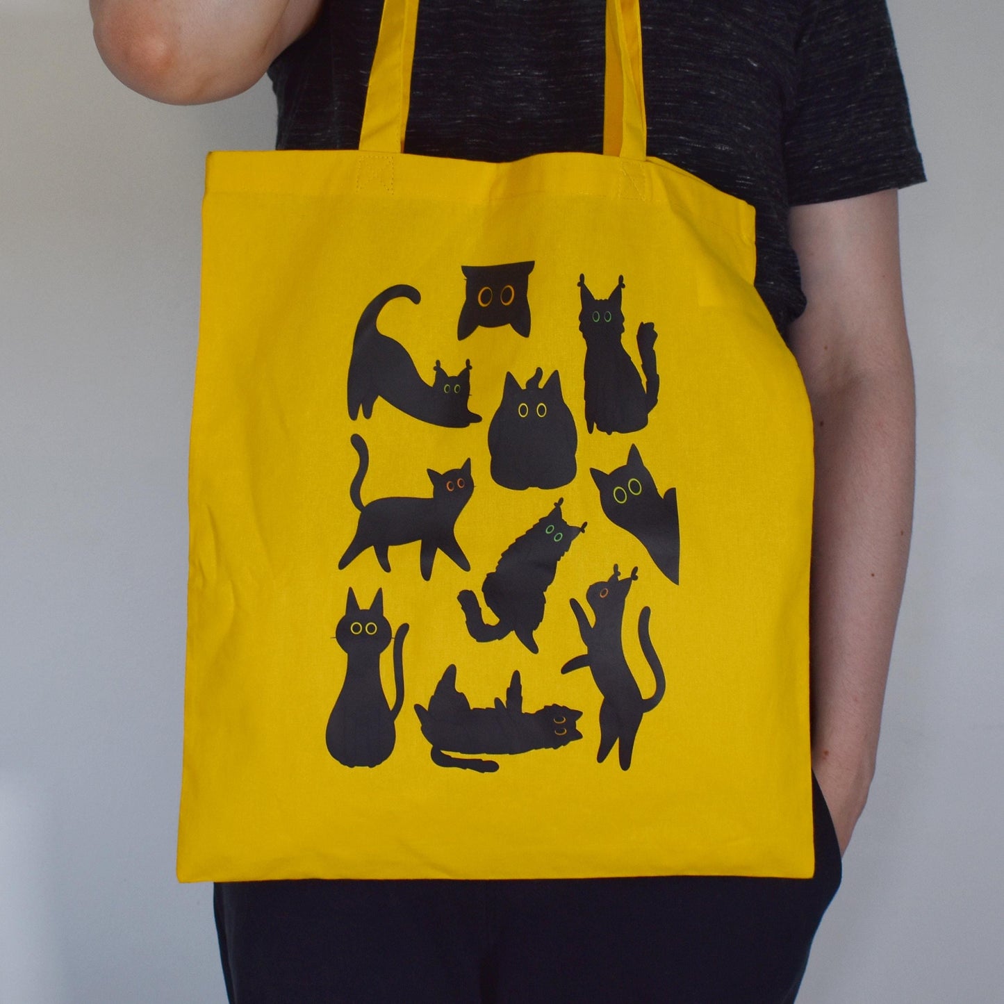 Black Cat Tote Bag