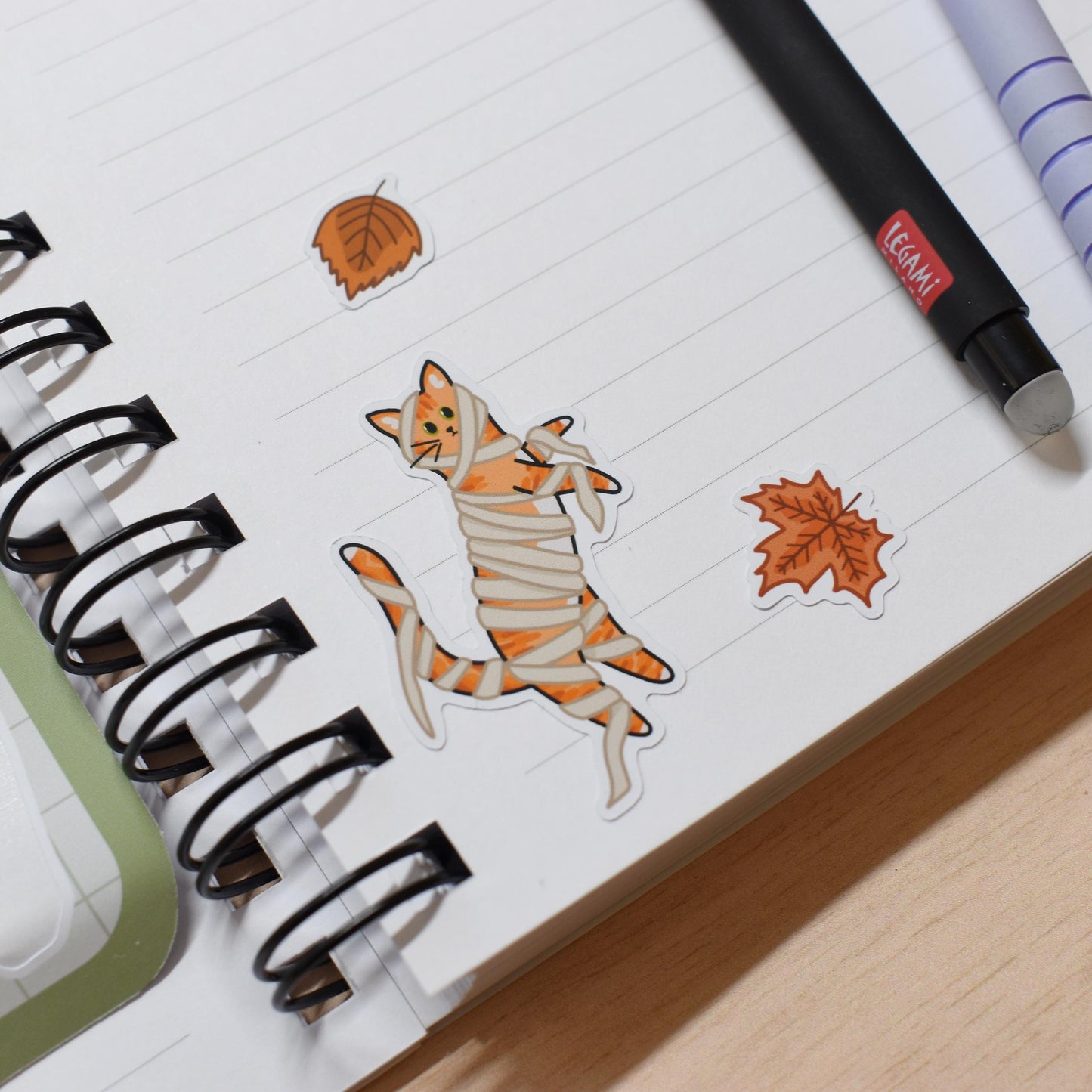 Halloween Cat Sticker Sheet