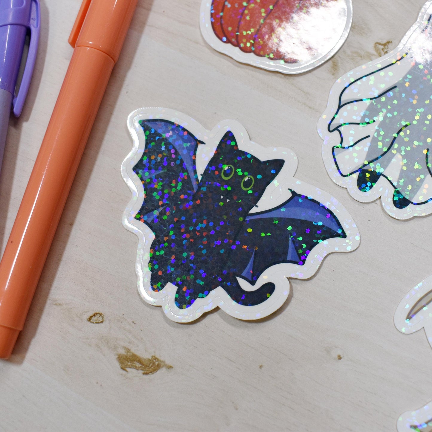 Halloween Cat Sticker Pack