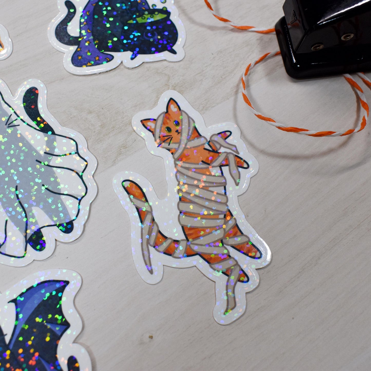 Halloween Cat Sticker Pack