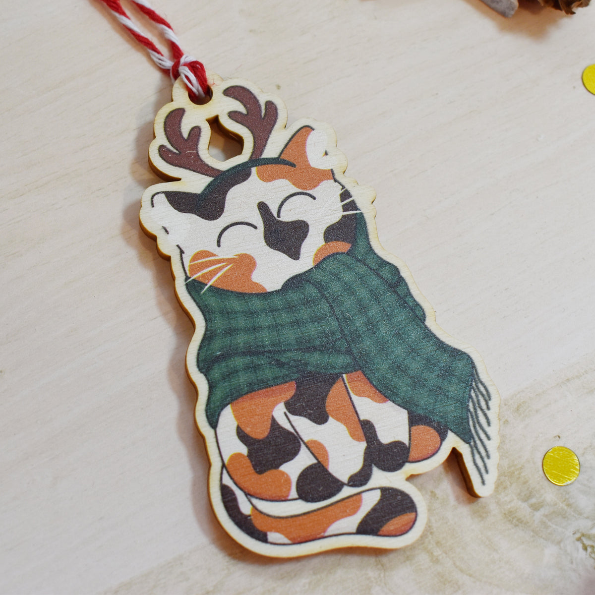 Calico Cat Bauble
