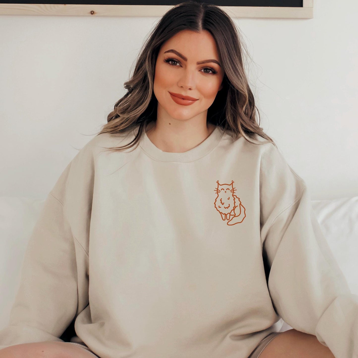 Ask Me About My Cat Sweatshirt