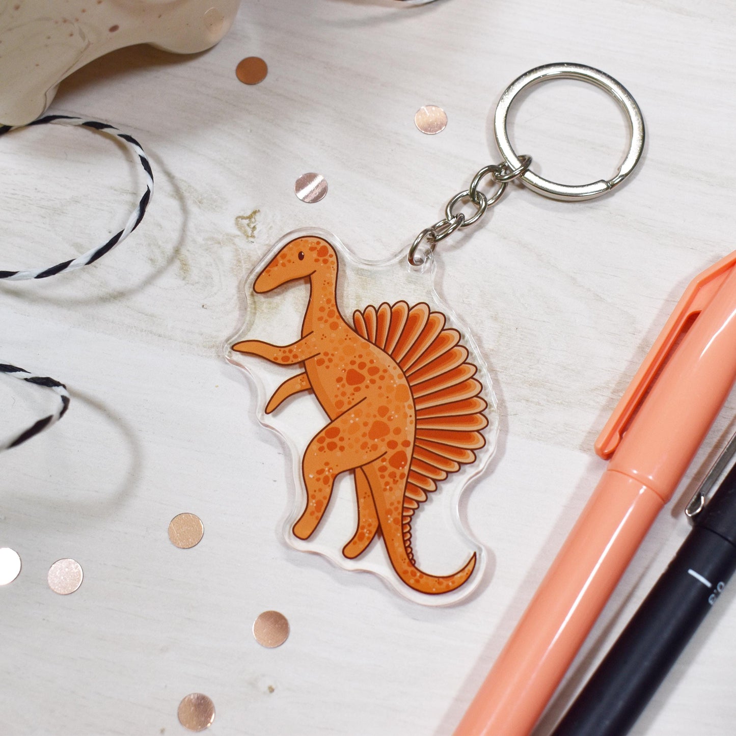 Spinosaurus Keyring