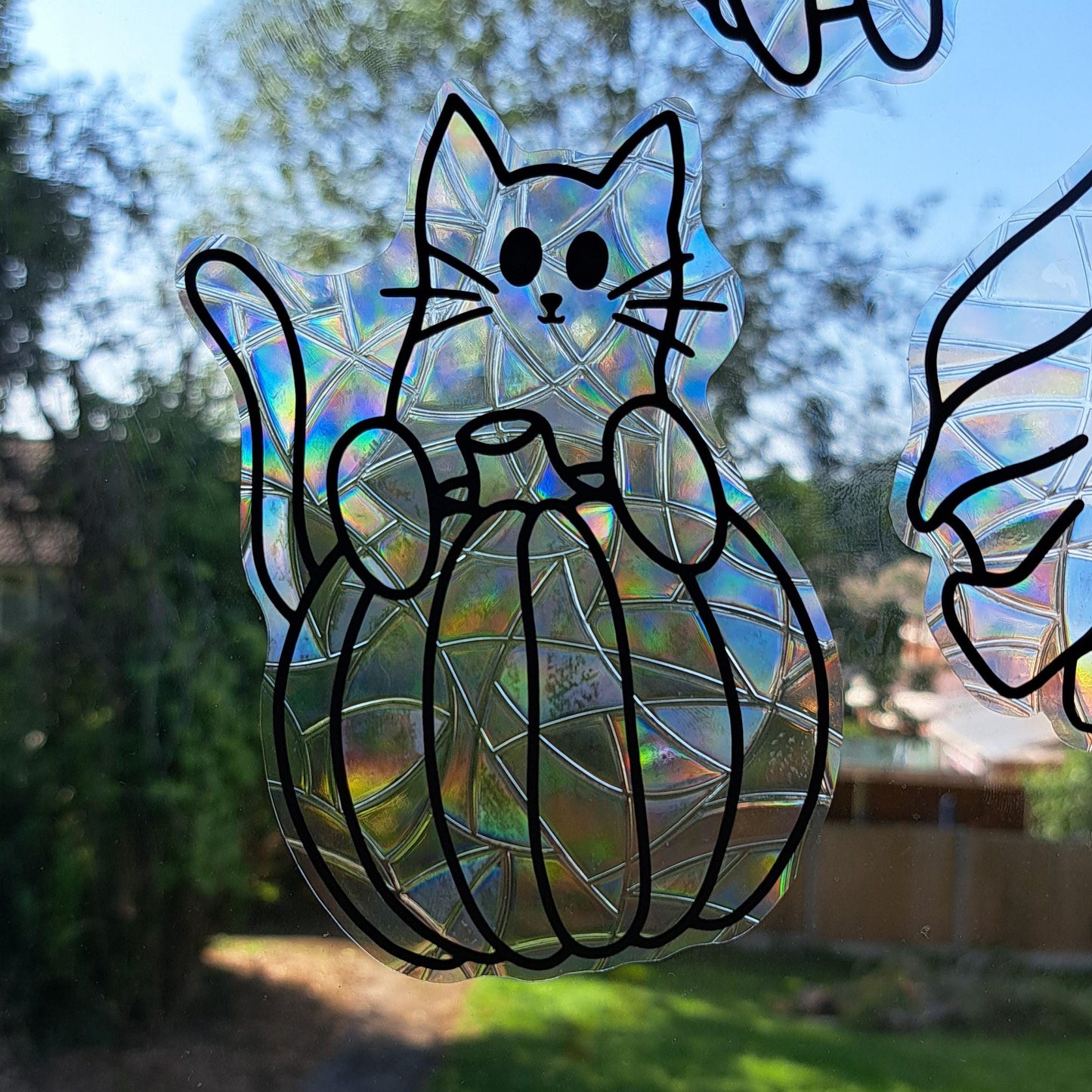 Pumpkin Cat Suncatcher