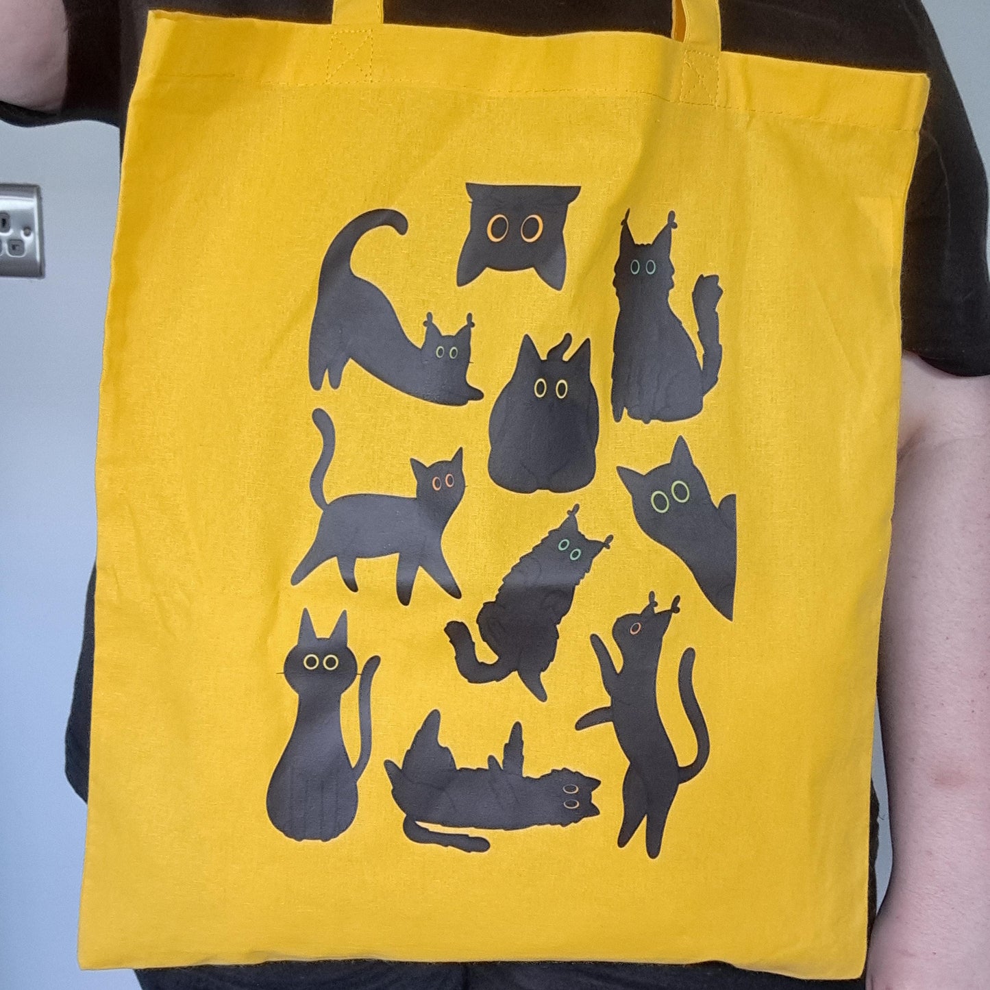 Black Cat Tote Bag
