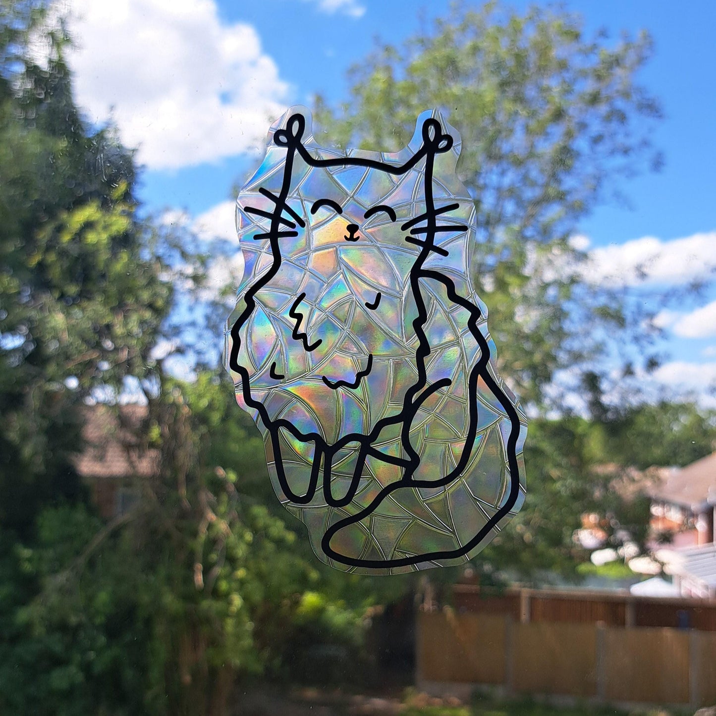 Fluffy Cat Suncatcher