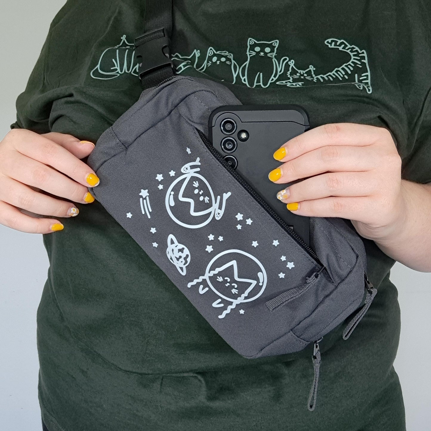 Space Cat Bum Bag