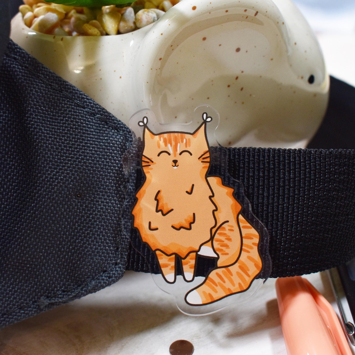 Orange Cat Magnet