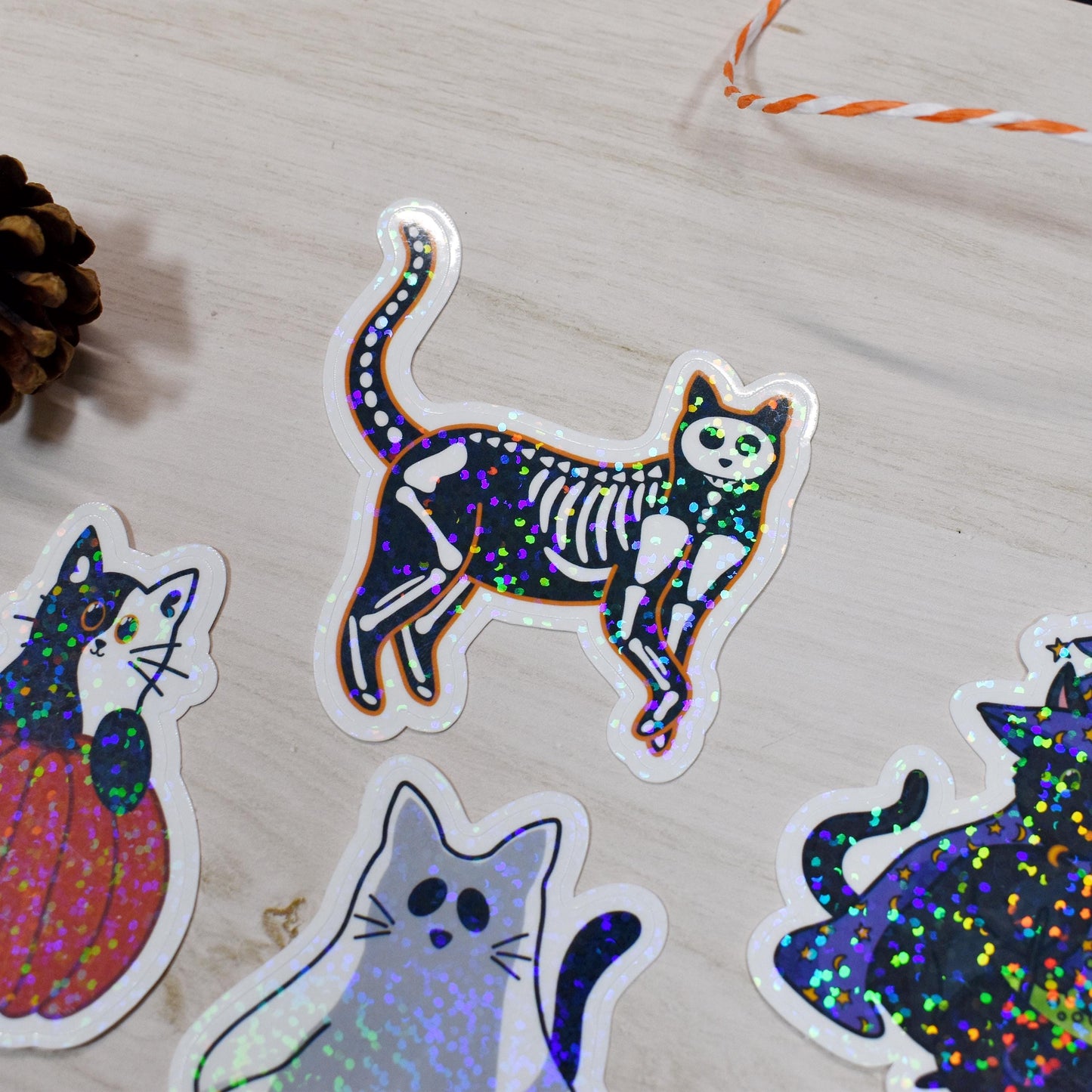 Halloween Cat Sticker Pack