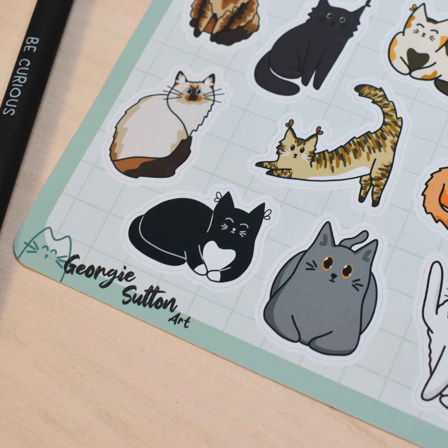 Cat Sticker Sheet