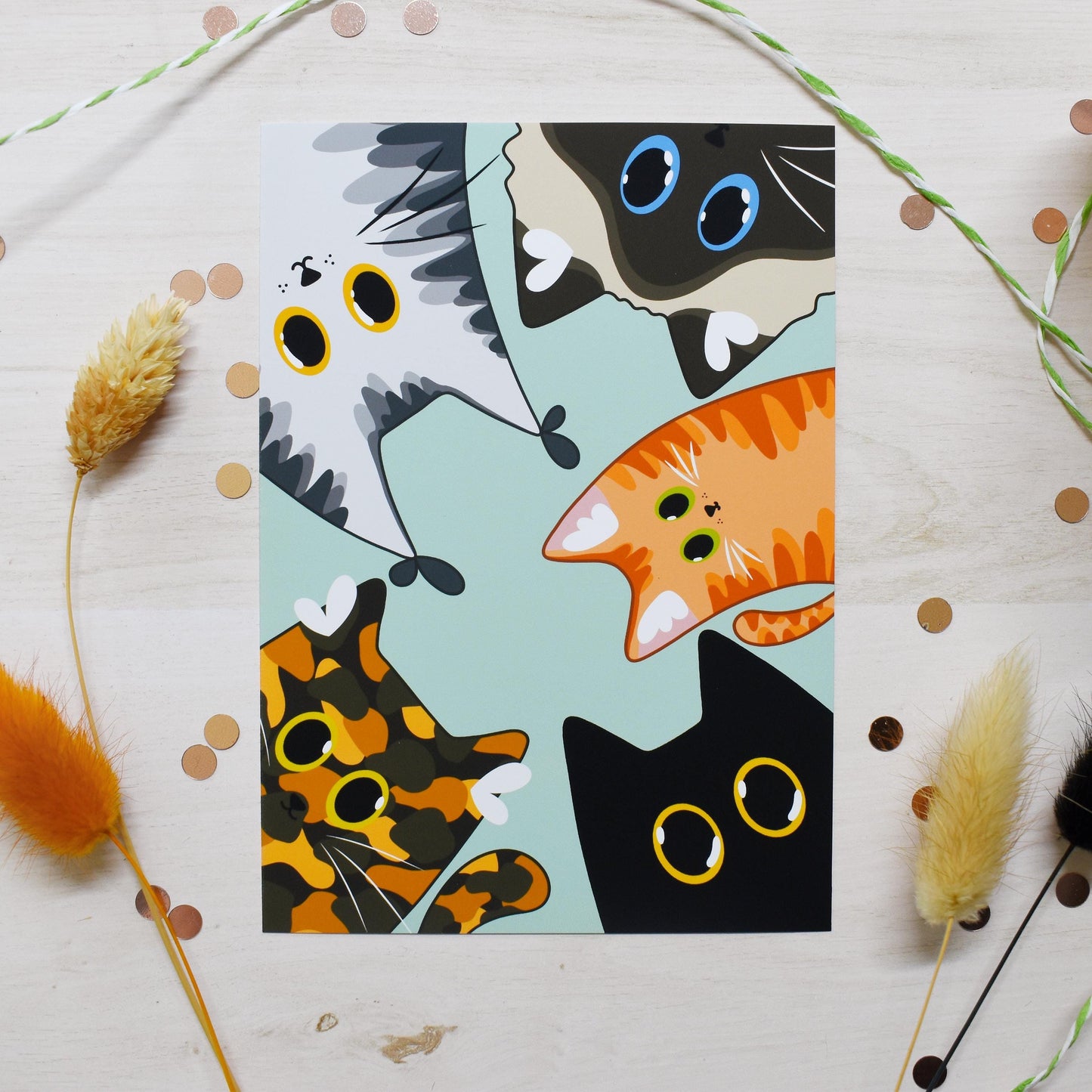 Did Someone Say Treats Cat Print