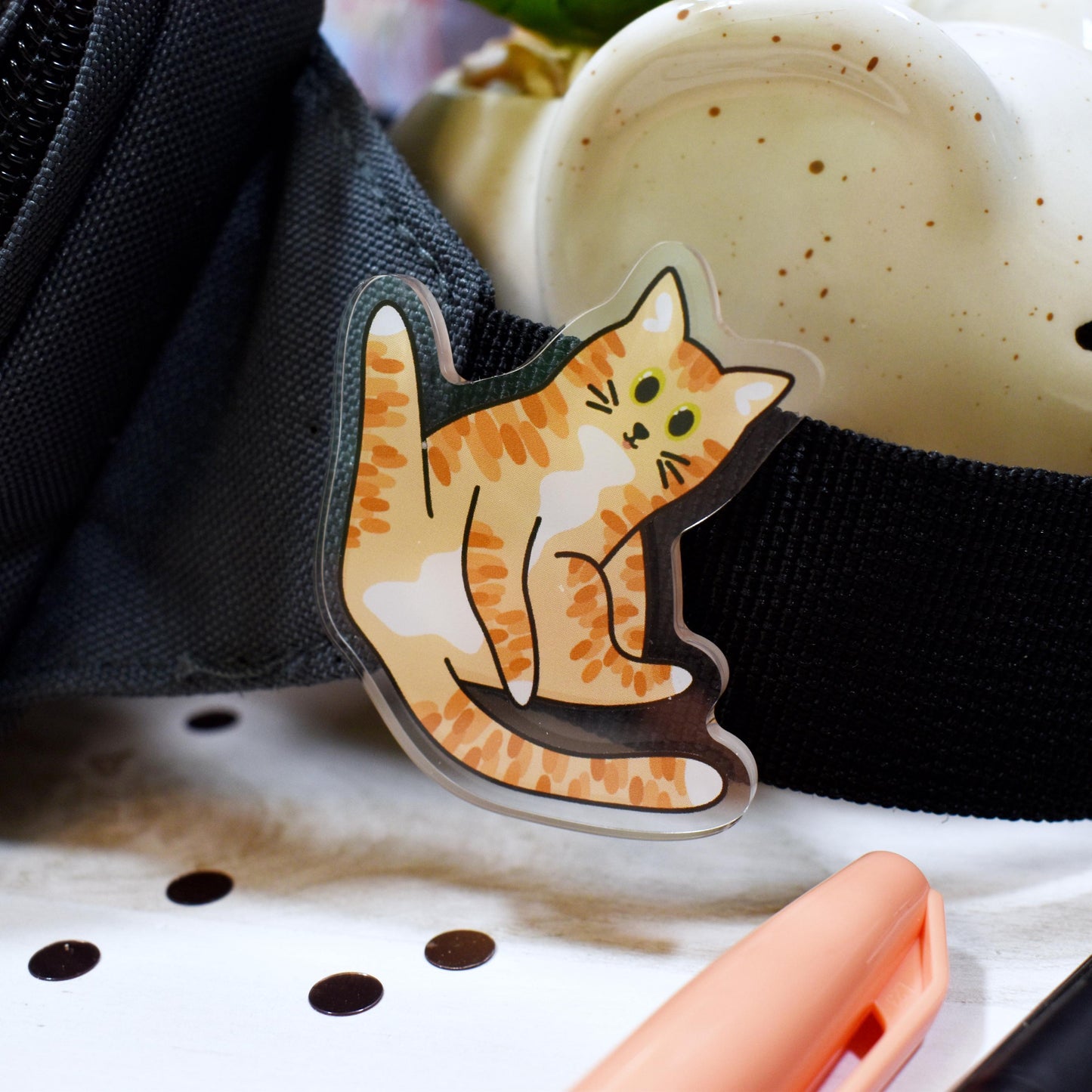 Orange Tabby Cat Magnet