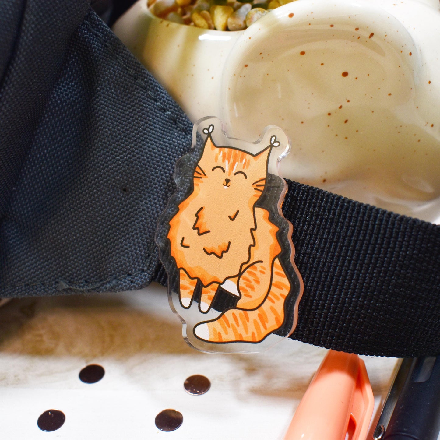 Orange Cat Magnet