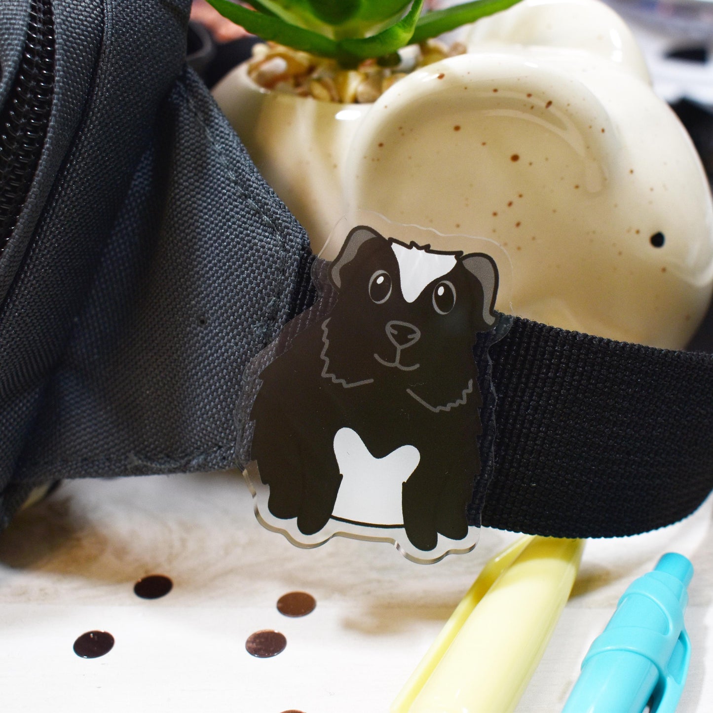 Black Guinea Pig Magnet