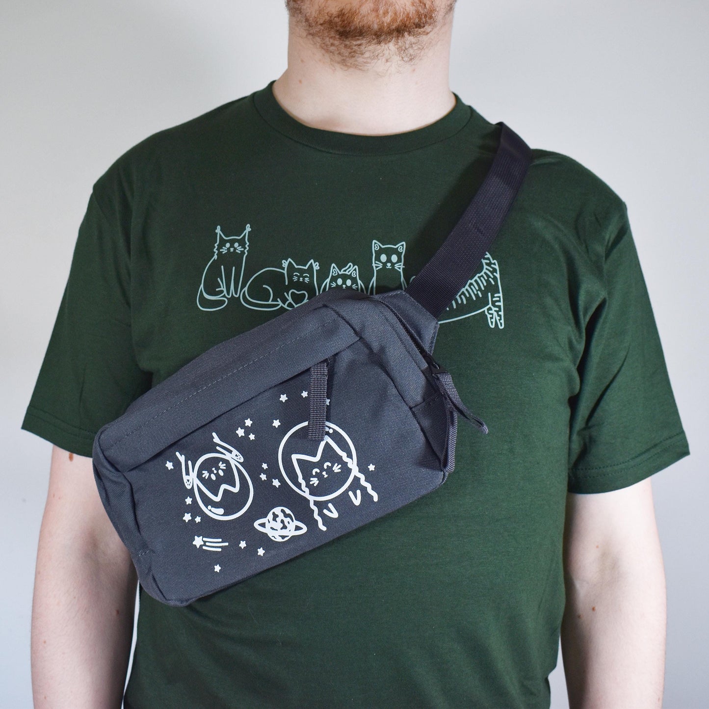 Space Cat Bum Bag